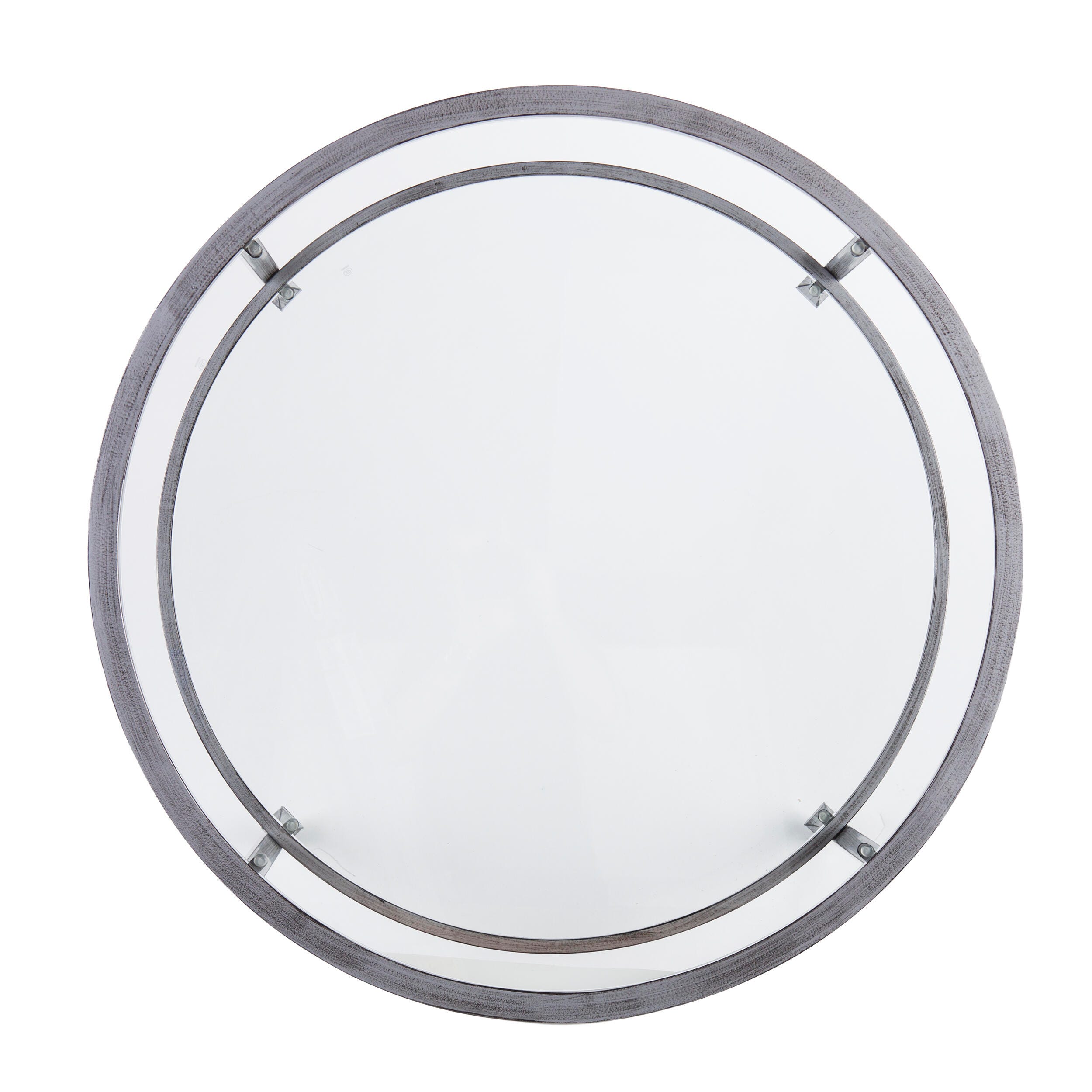 SEI Furniture Renfro Round Cocktail Table, Silver, large
