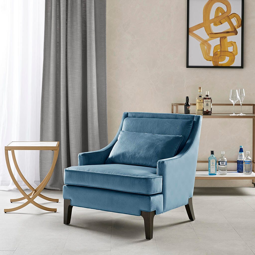 Martha Stewart Anna Arm Accent Chair, , rollover