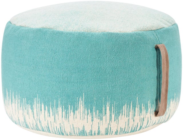 Mina Victory Life Styles Stonewash Drum Pouf
