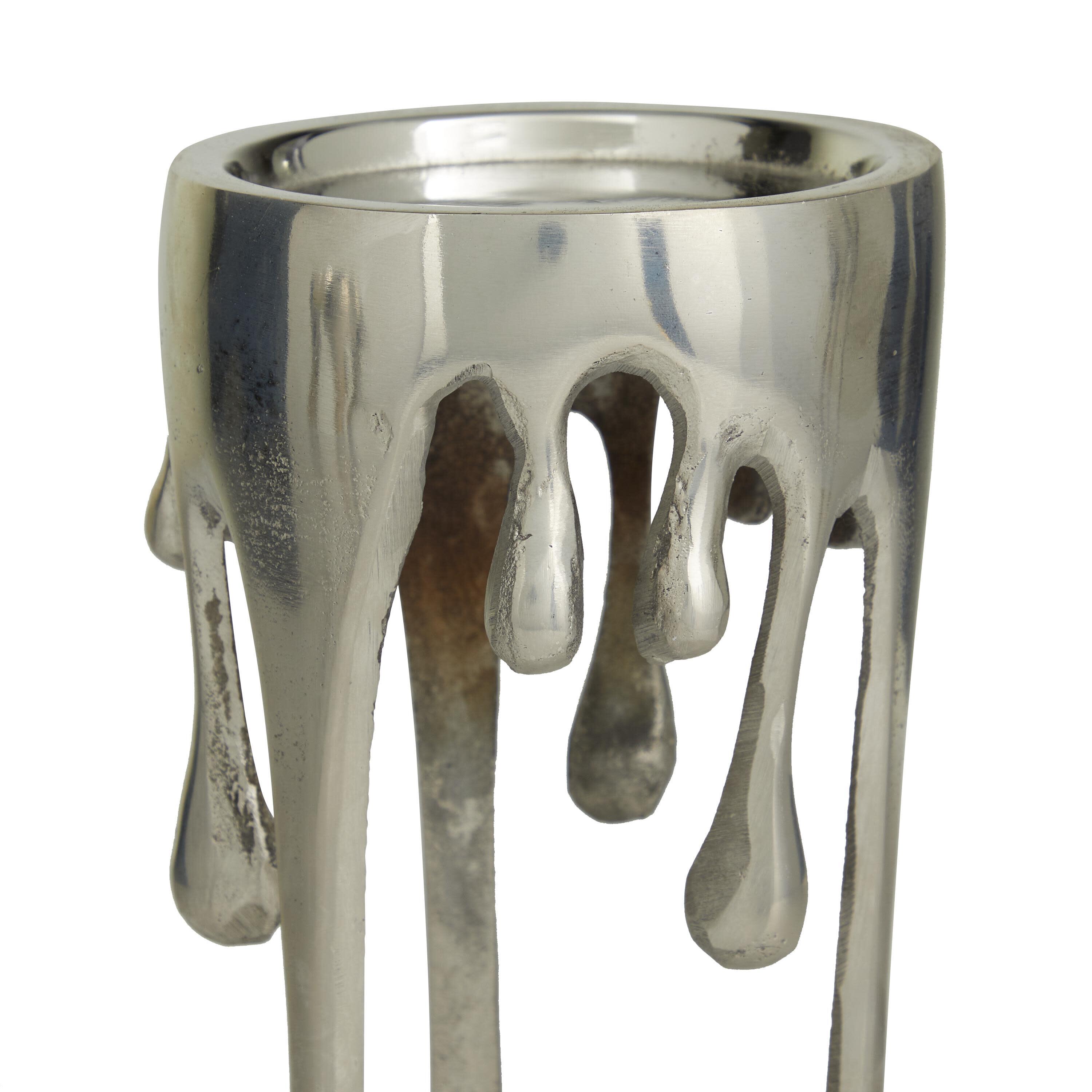 CosmoLiving by Cosmopolitan Decorative Melting Drip Candle Holder Set, , large