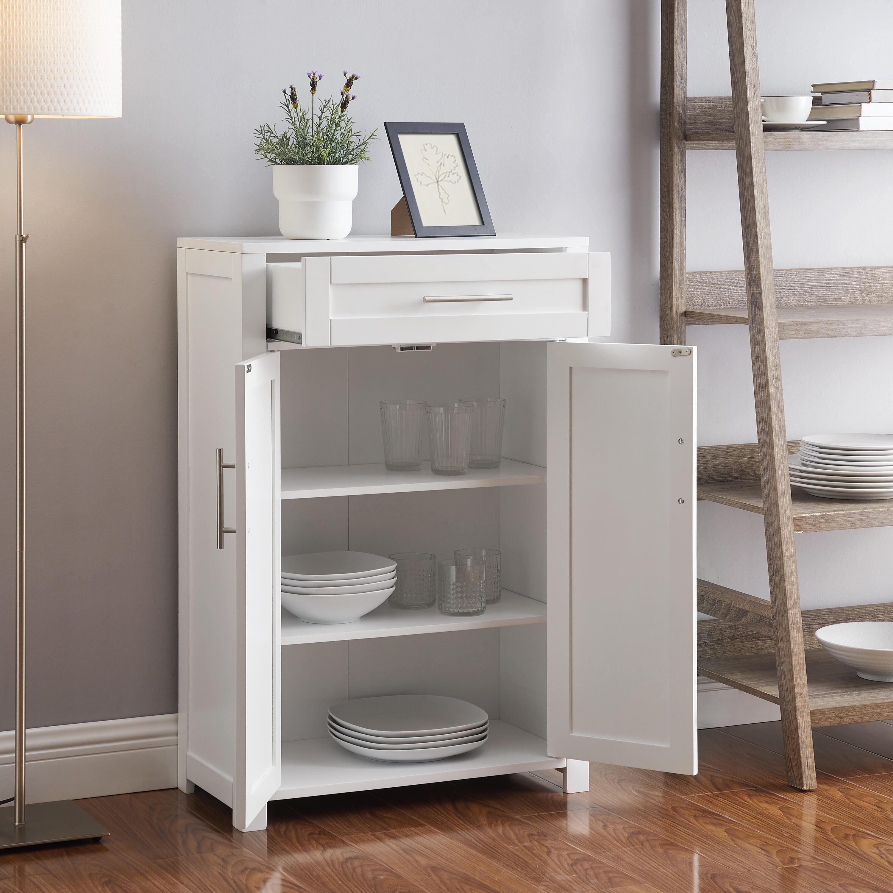 Crosley Furniture Savannah Storage Cabinet, , large