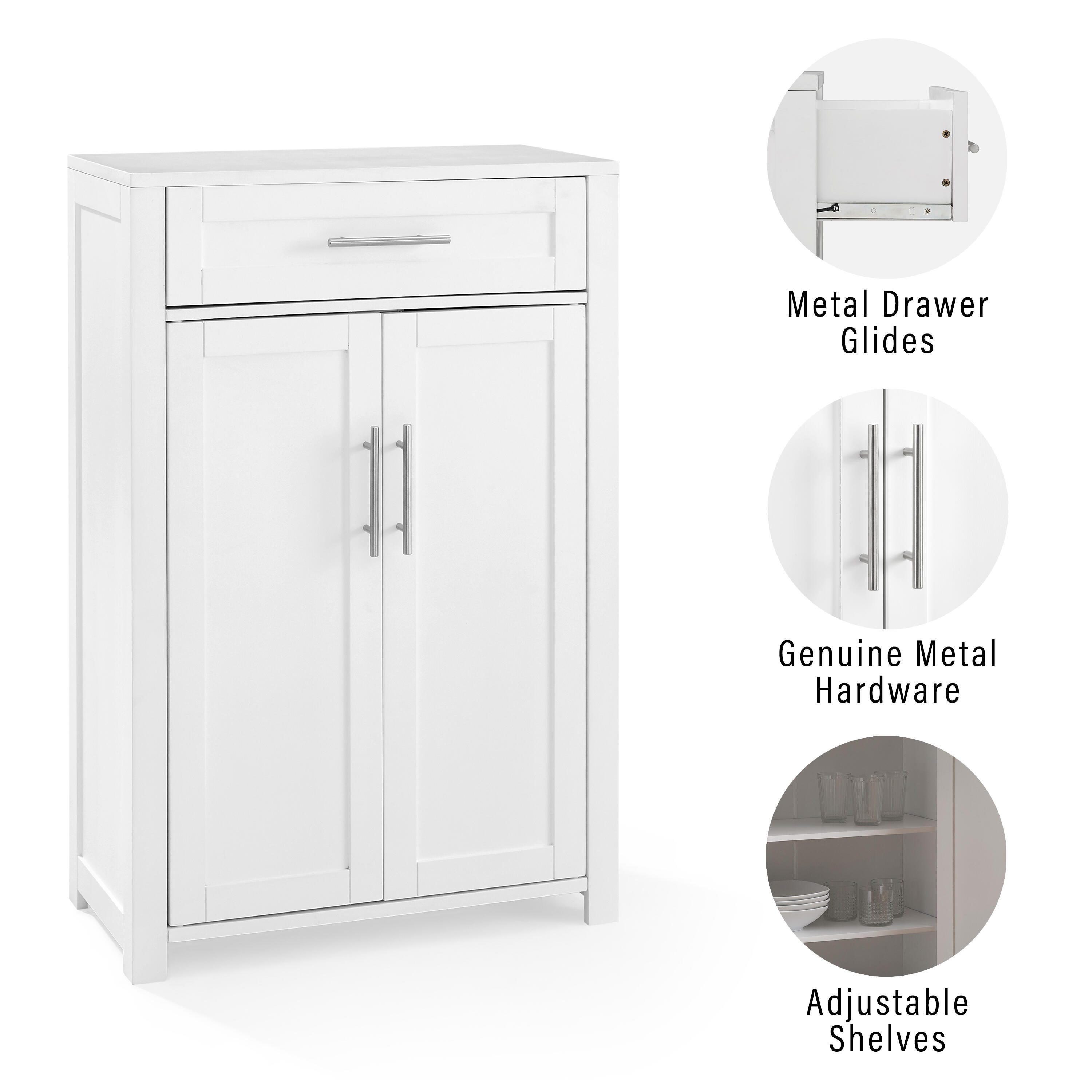 Crosley Furniture Savannah Storage Cabinet, , large