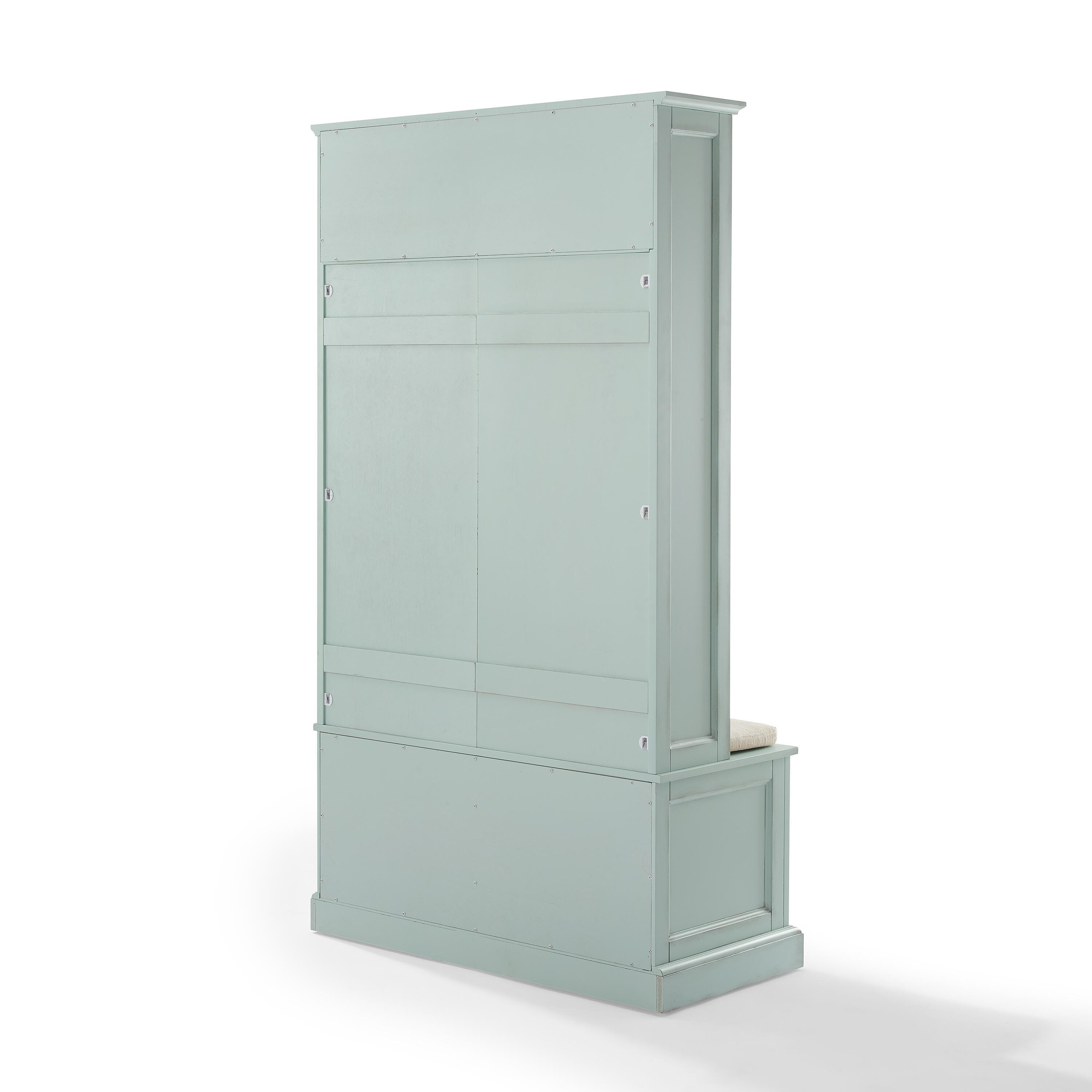 Crosley Holbrook Hall Tree, Seafoam Blue, large