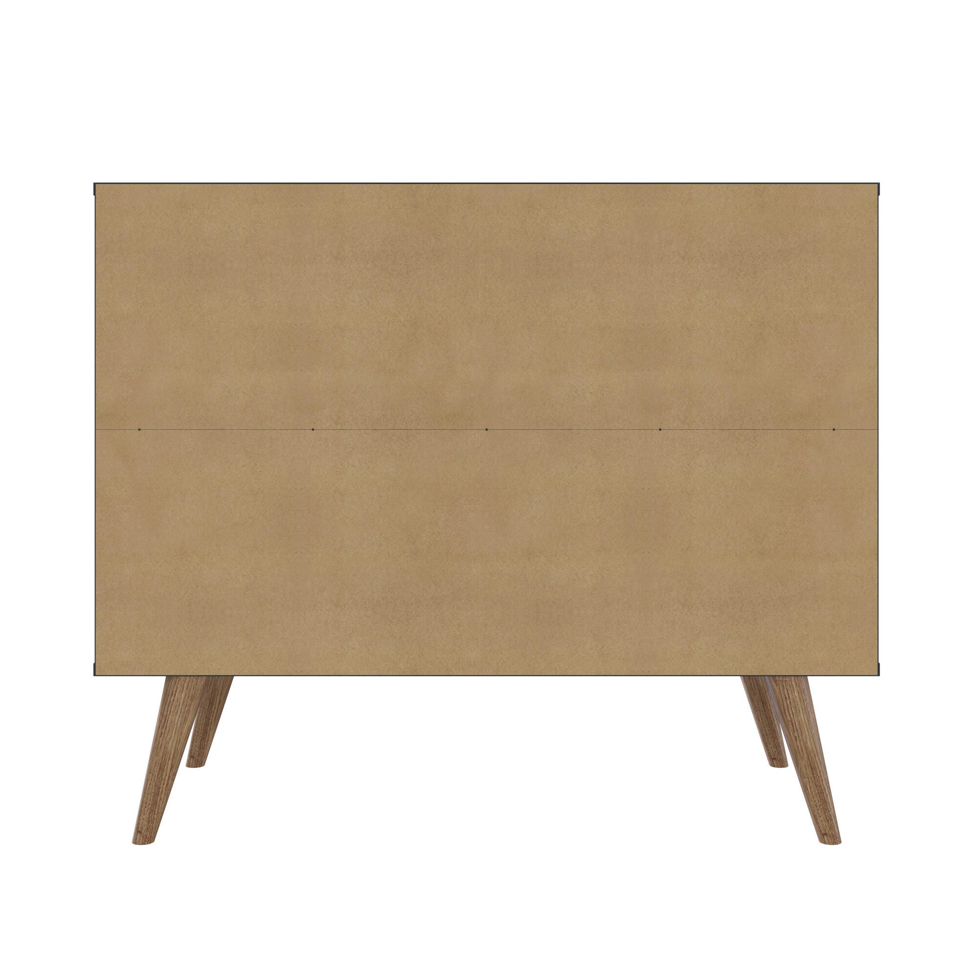 Manhattan Comfort Amber 32.8" 2 Shelves Accent Cabinet, Blue/Natural, large
