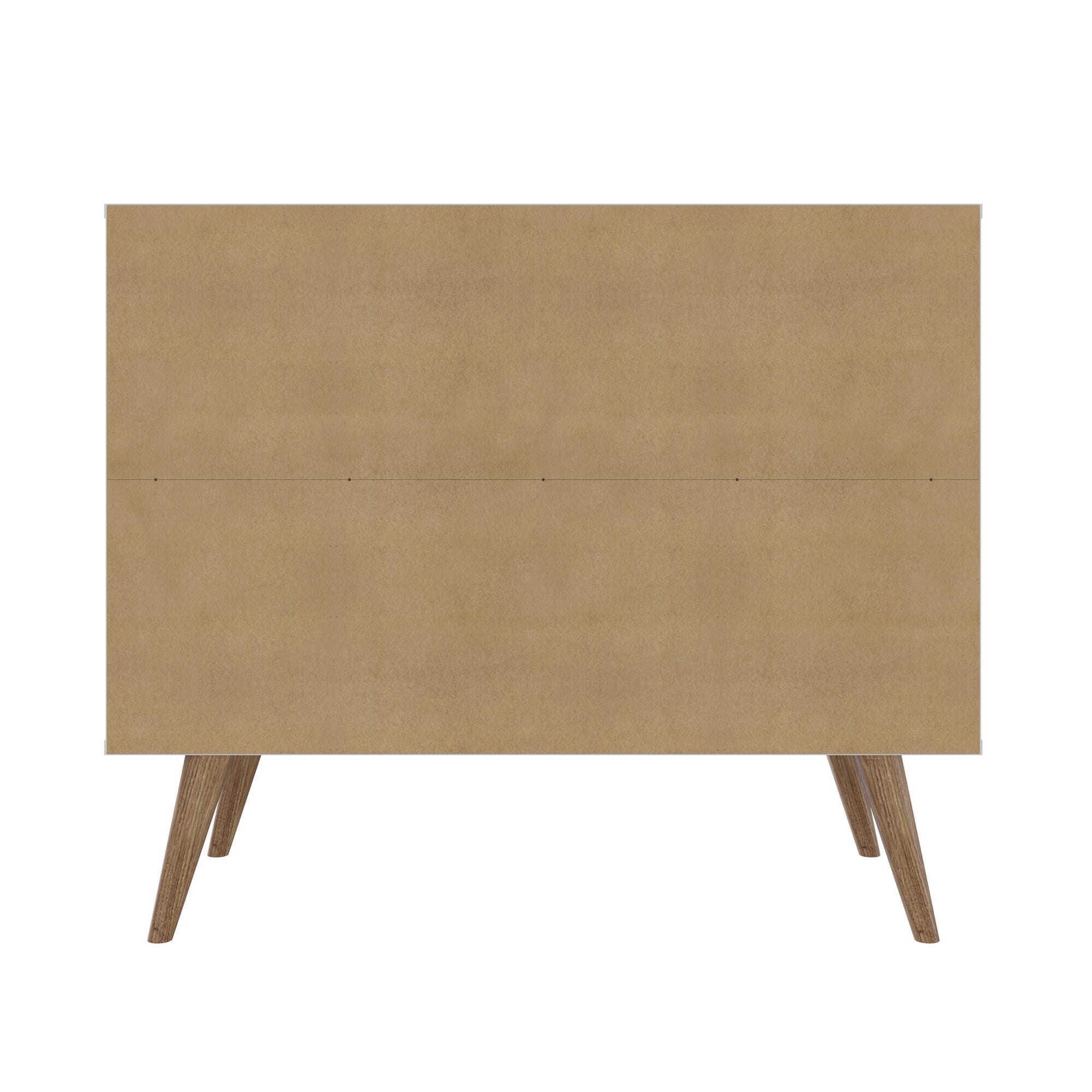 Manhattan Comfort Amber 32.8" 2 Shelves Accent Cabinet, White, large