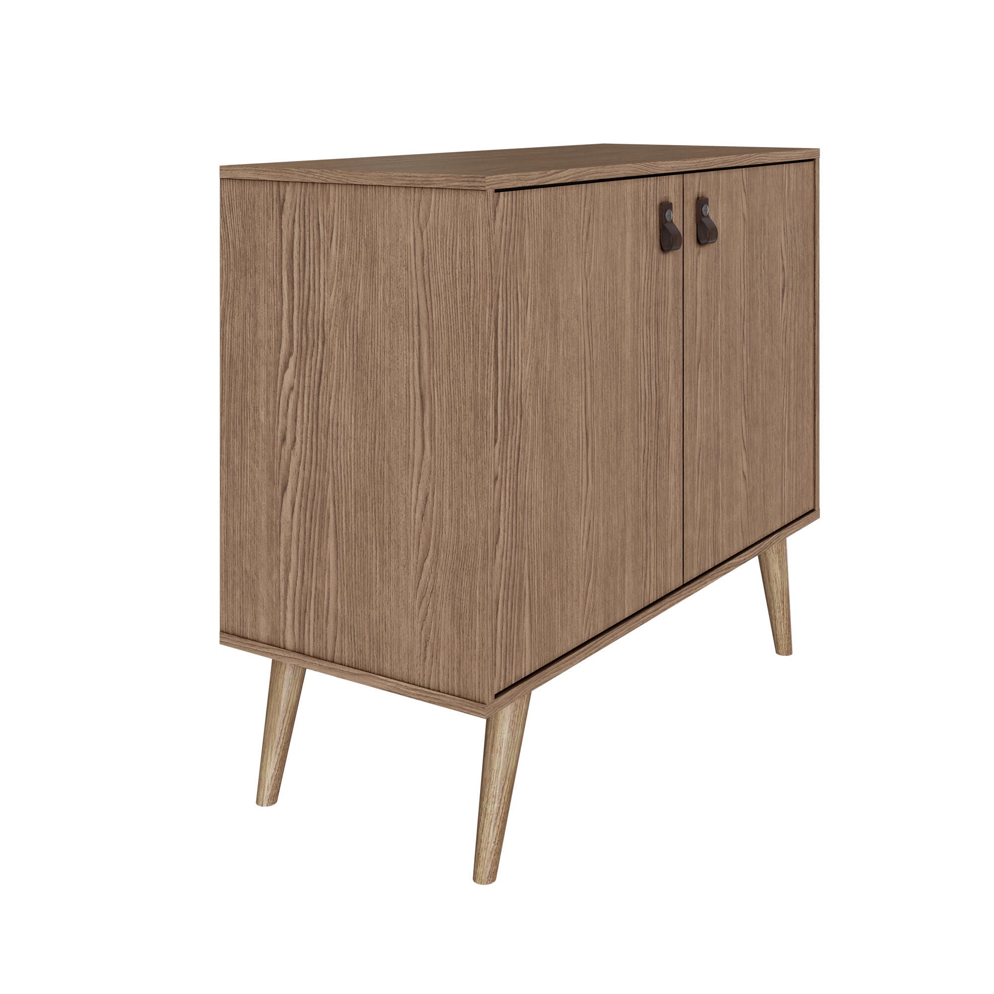 Manhattan Comfort Amber 32.8" 2 Shelves Accent Cabinet, Natural, large