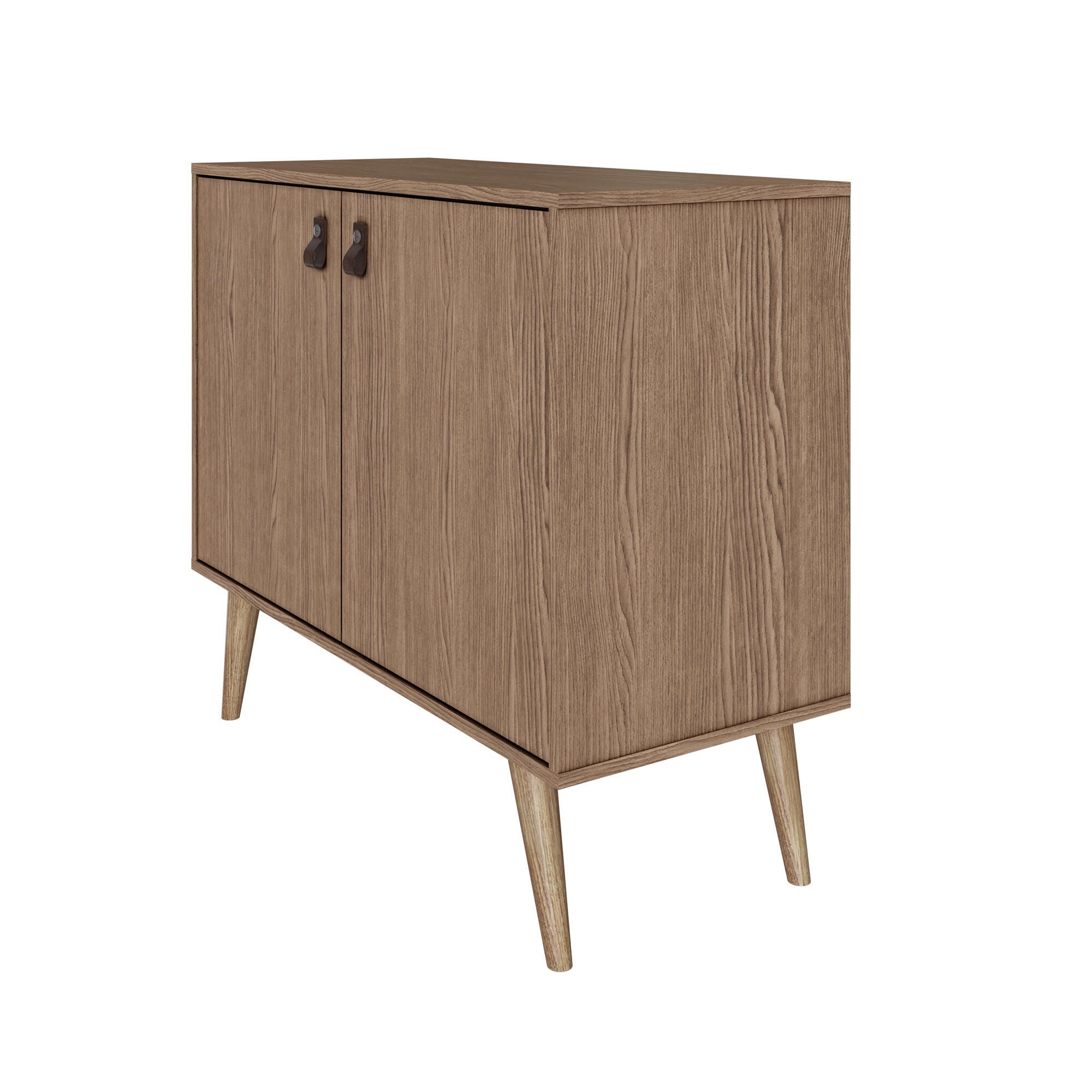 Manhattan Comfort Amber 32.8" 2 Shelves Accent Cabinet, Natural, large