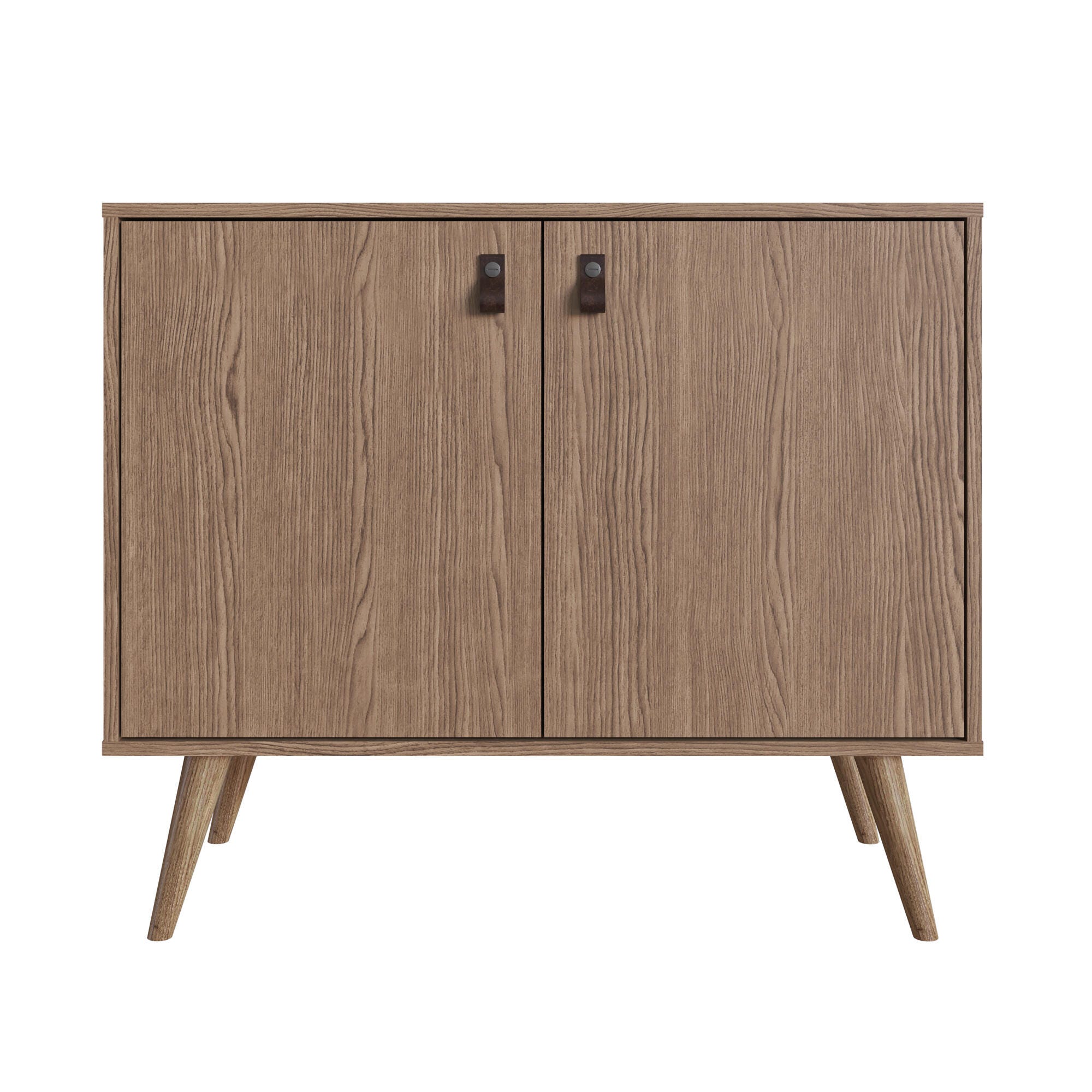Manhattan Comfort Amber 32.8" 2 Shelves Accent Cabinet, Natural, large