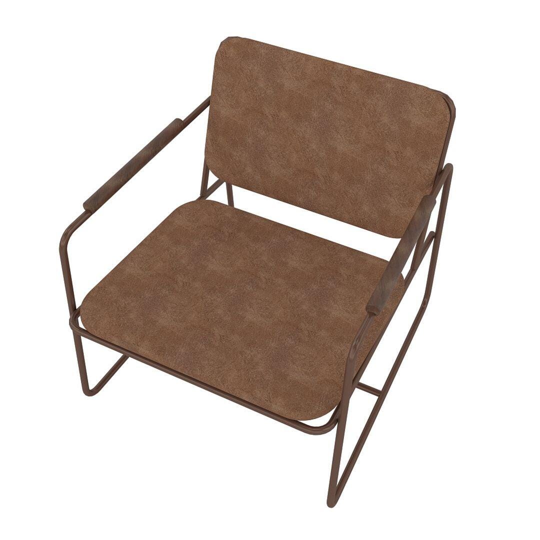 Manhattan Comfort Whythe Accent Chair, Corten, large