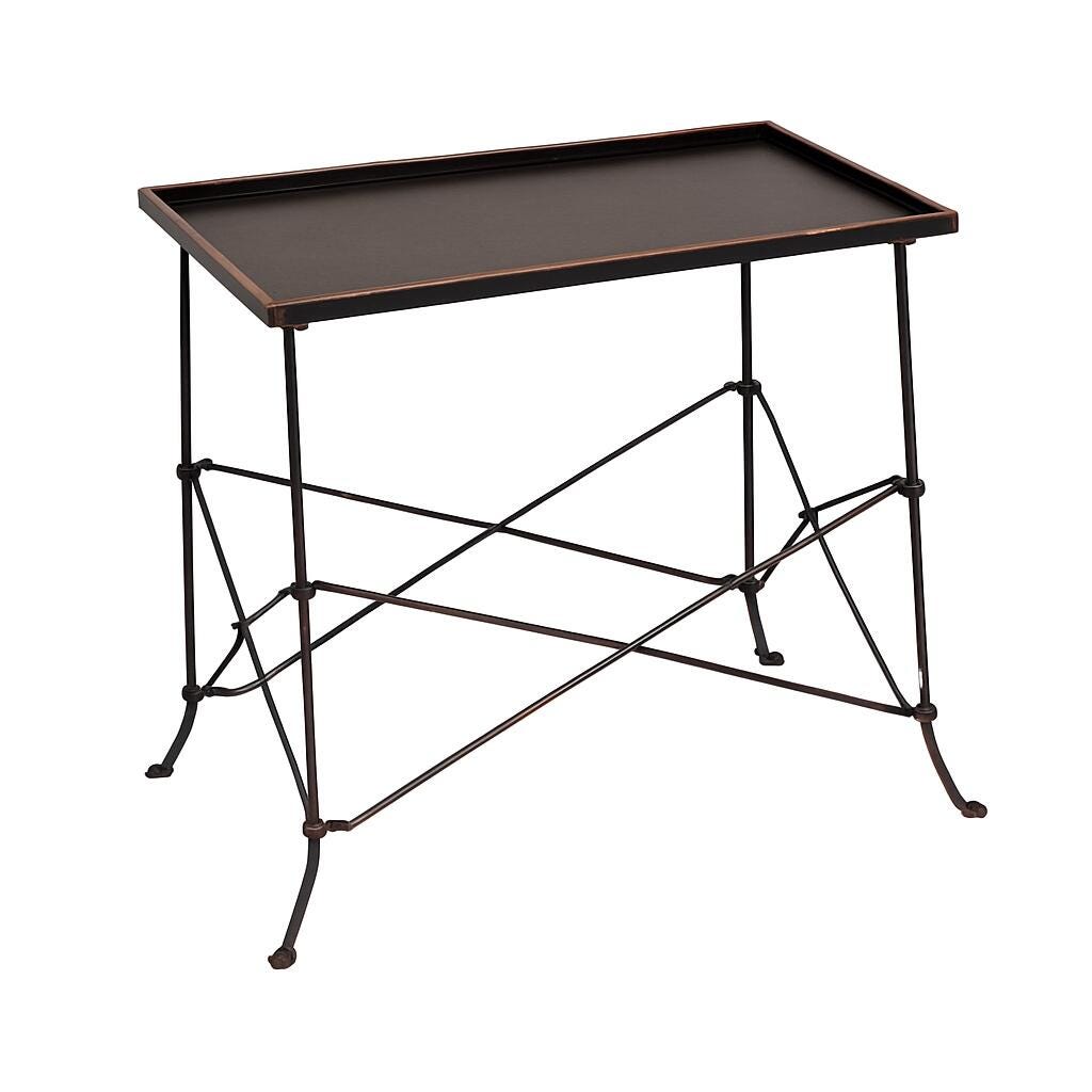 Storied Home Rectangular End Table, , large