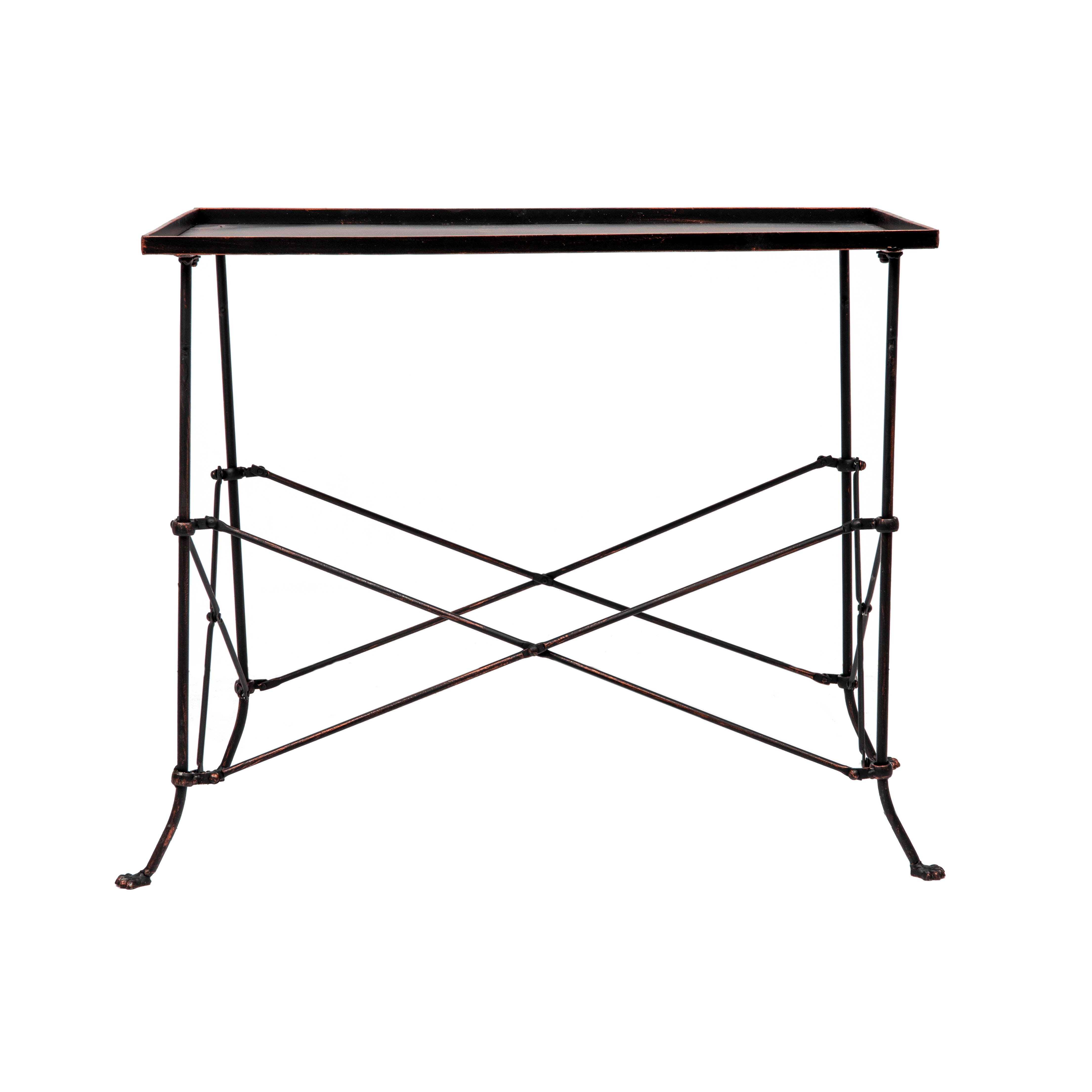 Storied Home Rectangular End Table, , large