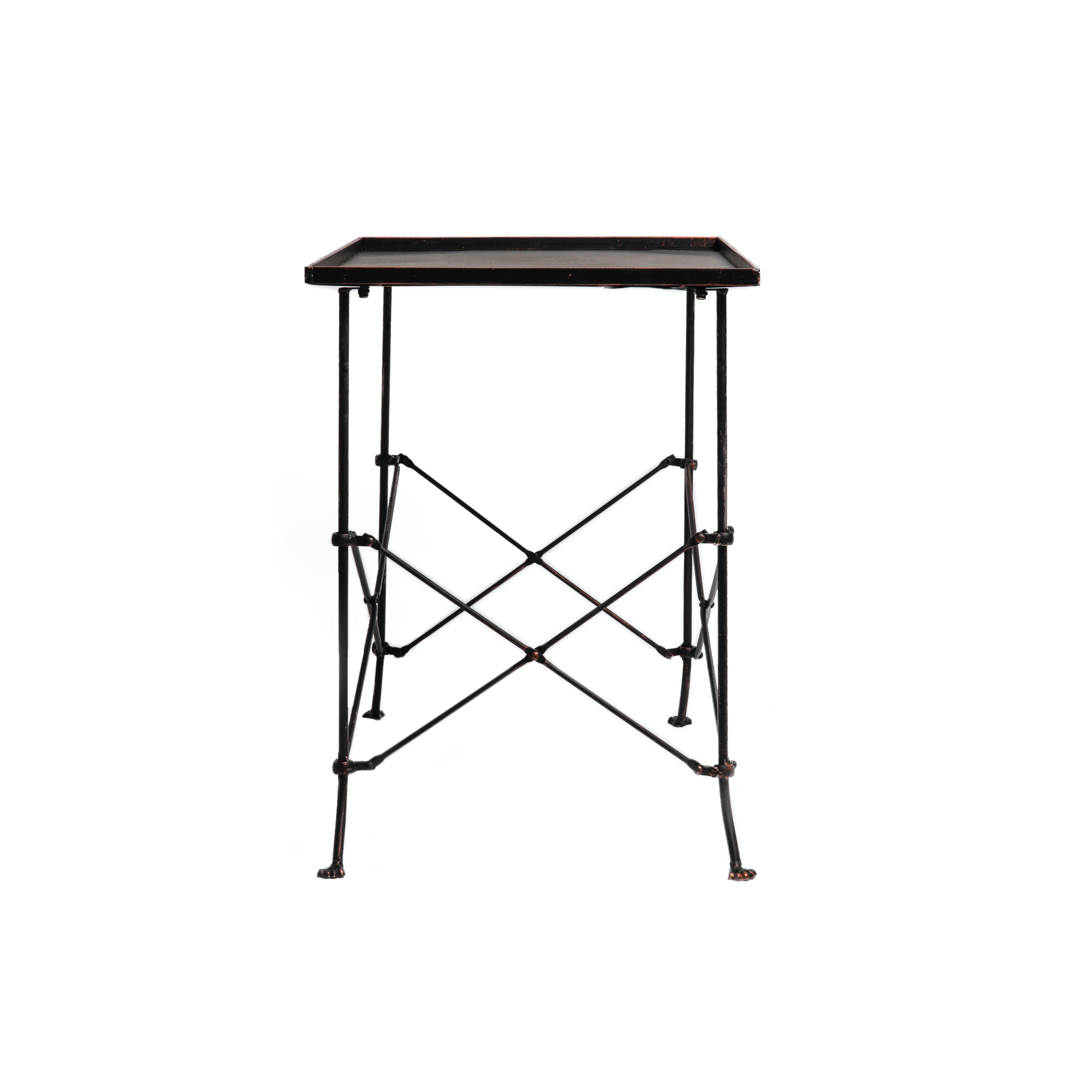 Storied Home Rectangular End Table, , large