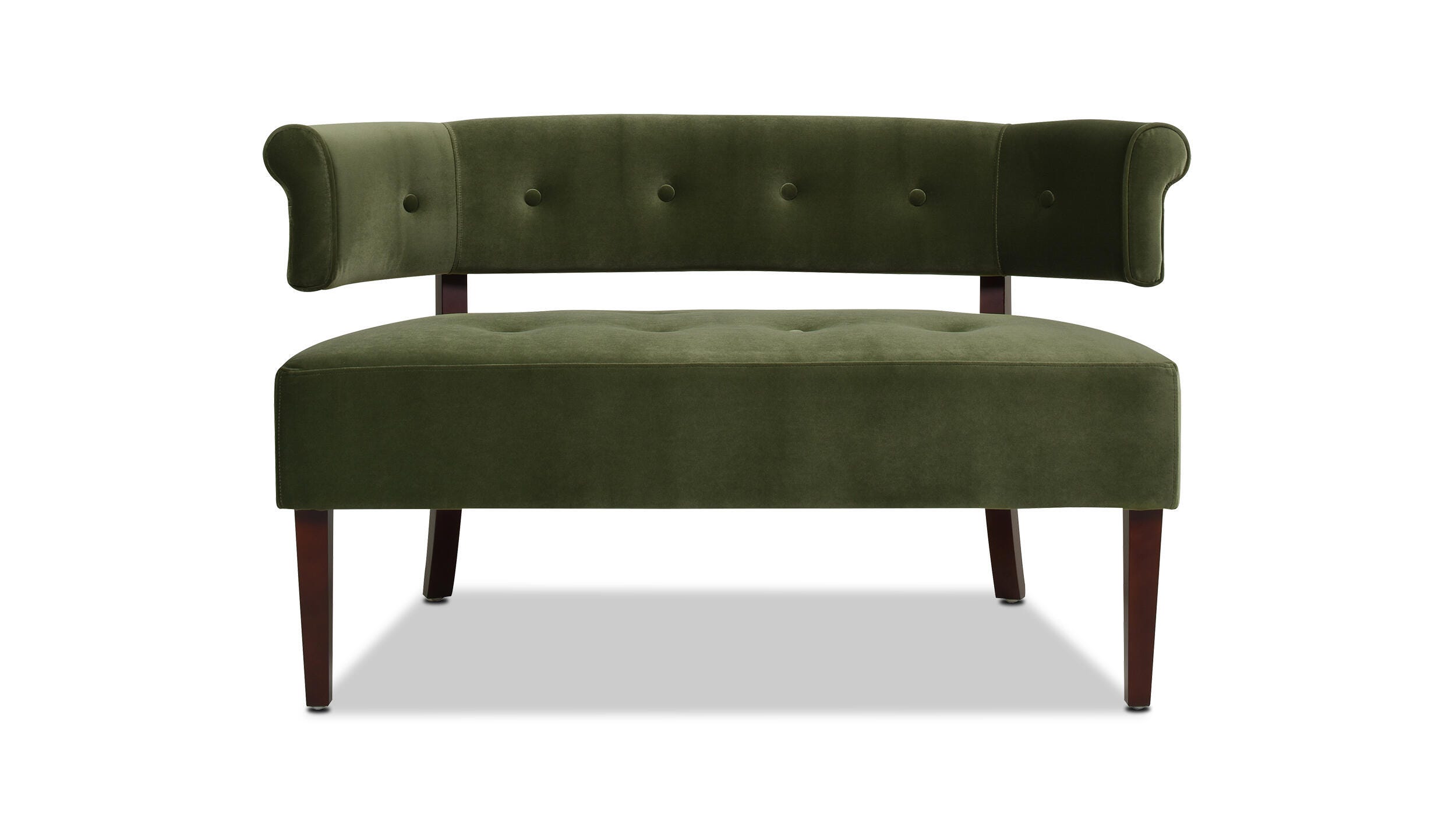 Jennifer Taylor Home Jared Roll Arm Tufted Bench, , large