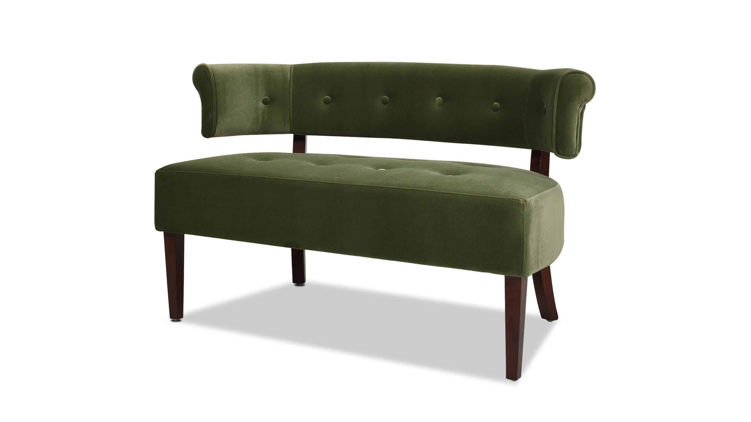 Jennifer Taylor Home Jared Roll Arm Tufted Bench, , large