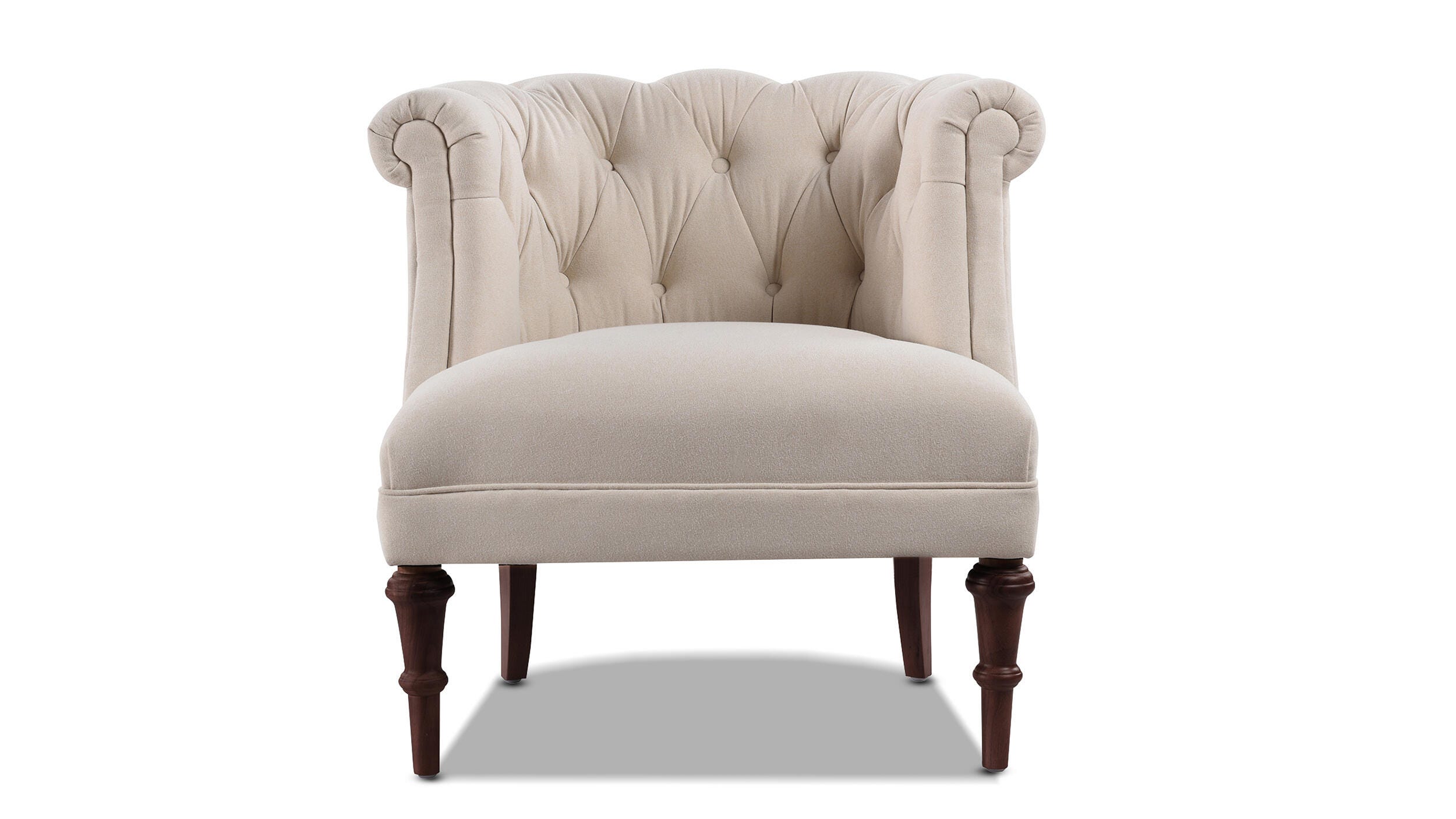 Jennifer Taylor Home Katherine Tufted Accent Chair, Sky Neutral Beige, large
