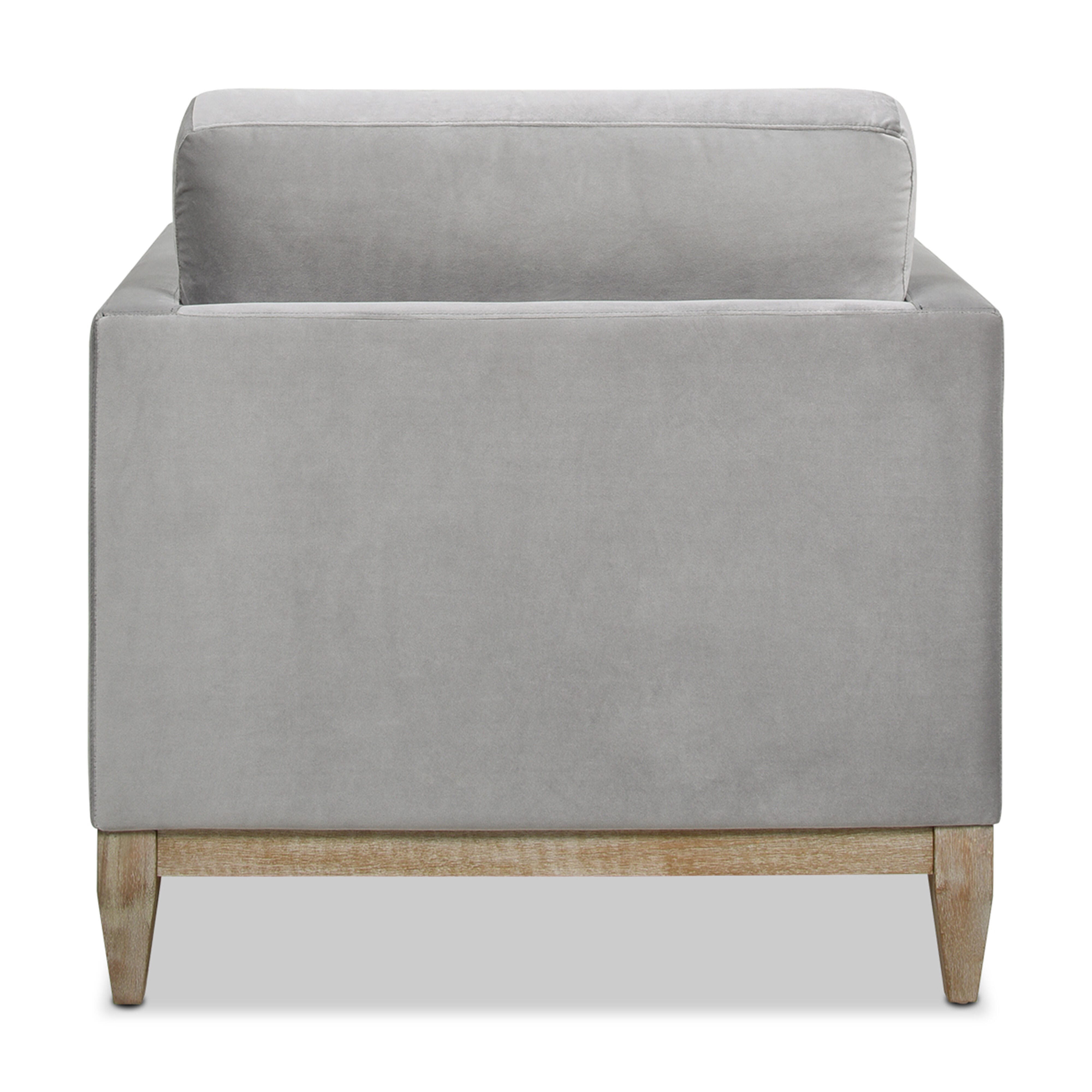 Jennifer Taylor Home Knox Knox 36" Modern Farmhouse Arm Chair, Opal Gray, large