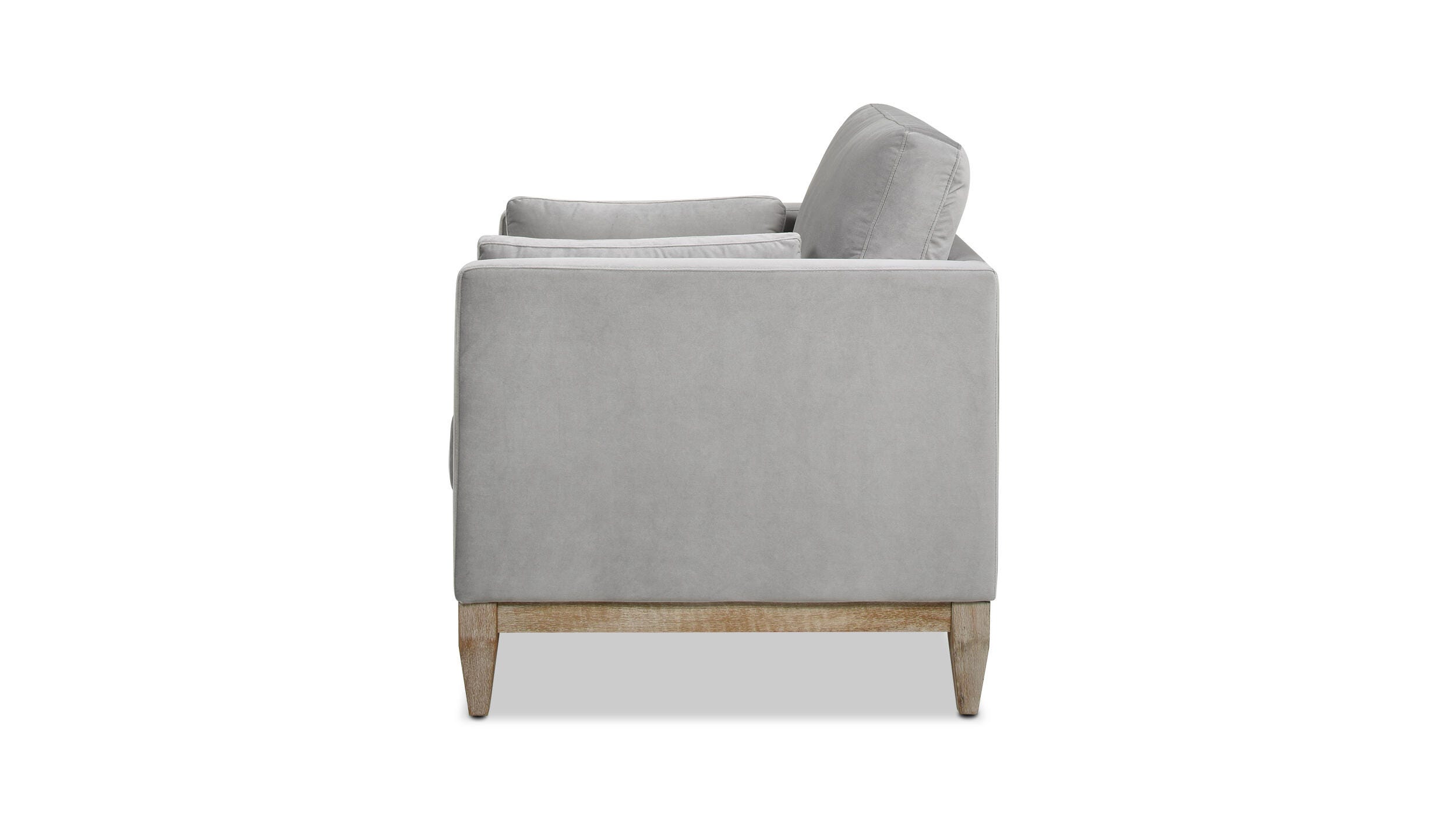 Jennifer Taylor Home Knox Knox 36" Modern Farmhouse Arm Chair, Opal Gray, large