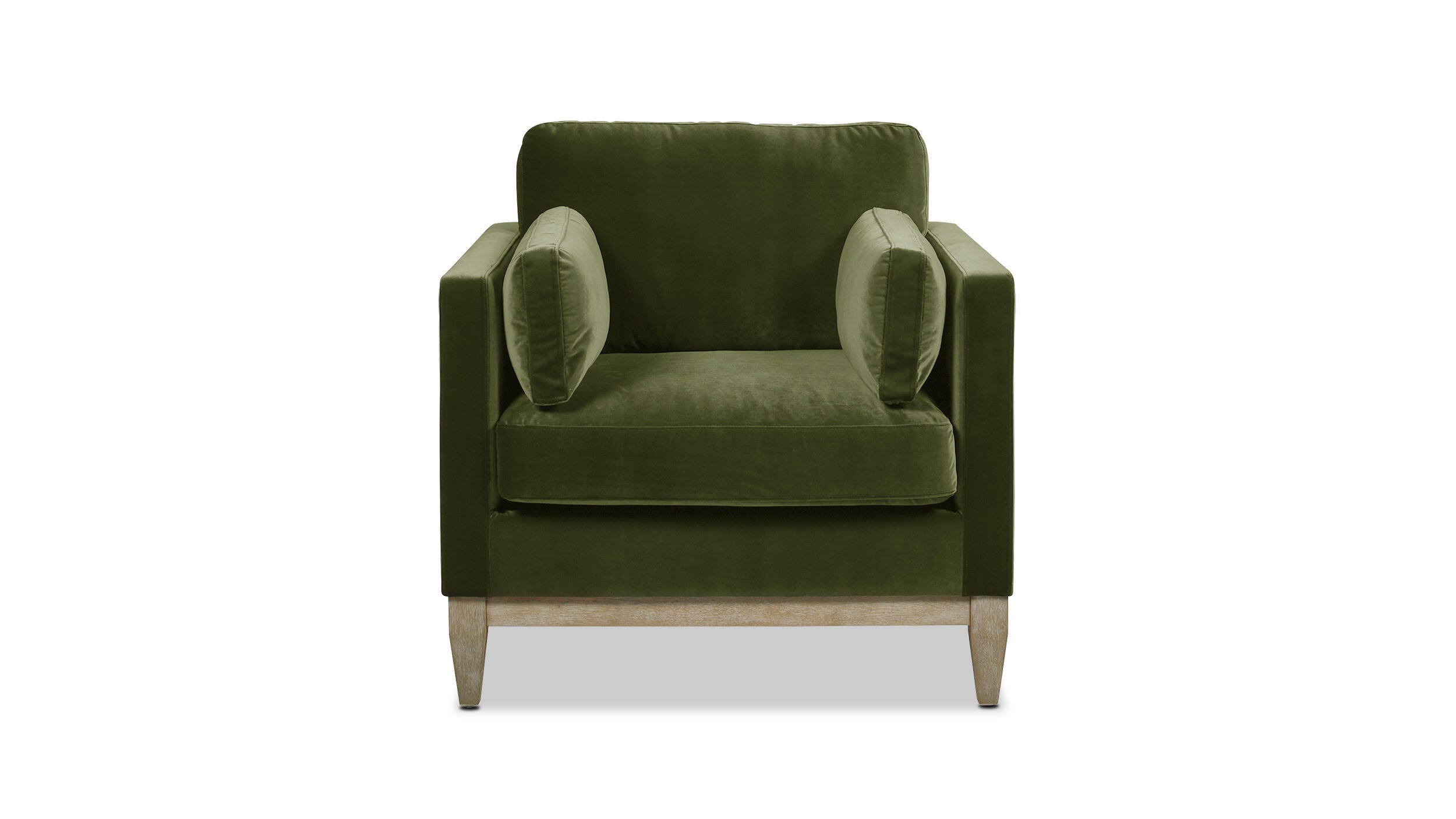 Jennifer Taylor Home Knox 36" Modern Farmhouse Arm Chair, Olive Green, large