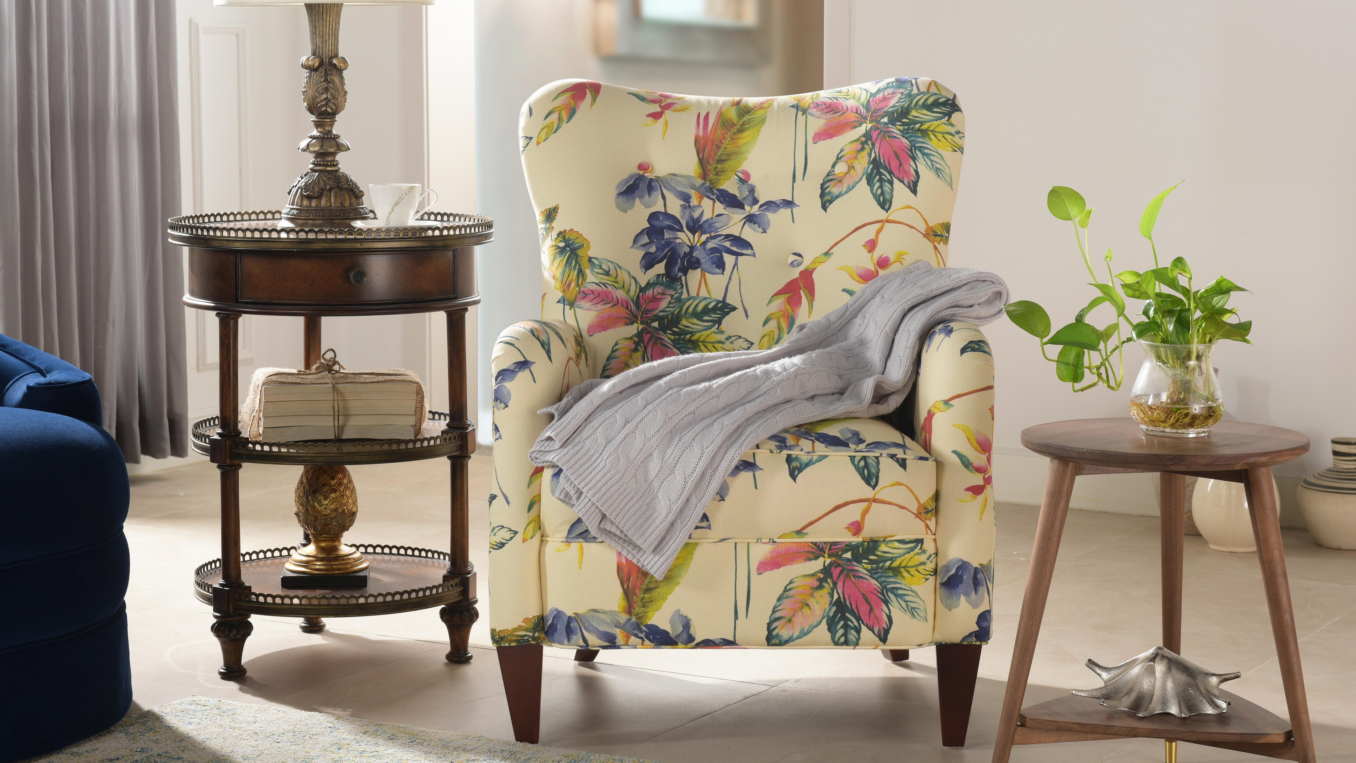 Jennifer Taylor Home Paradise Paradise Upholstered Arm Chair, , large