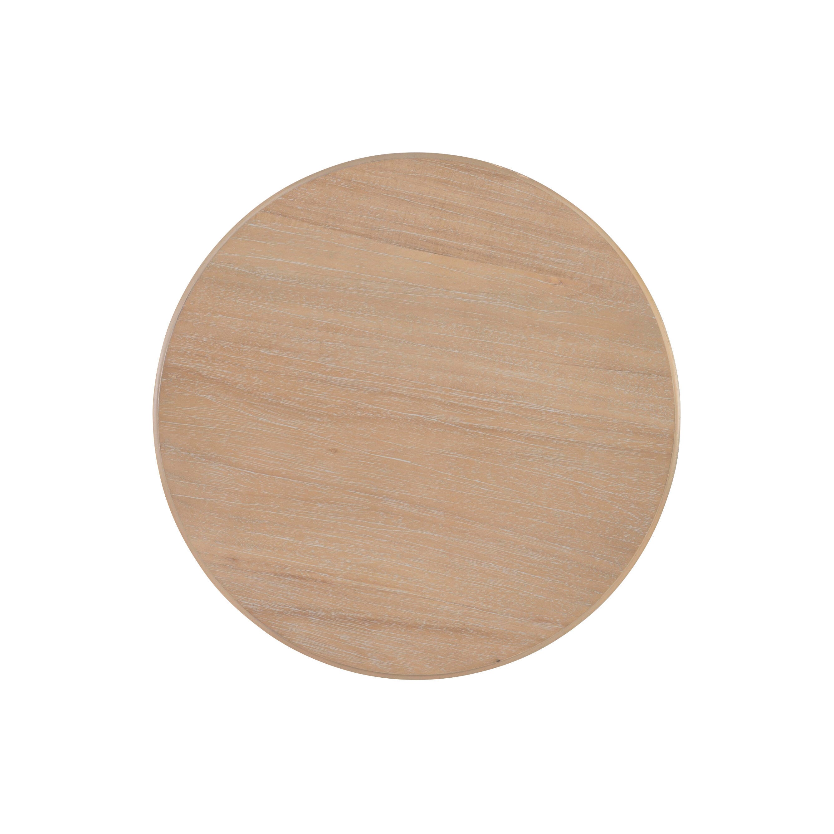 Linon Elina Side Table, Natural, large