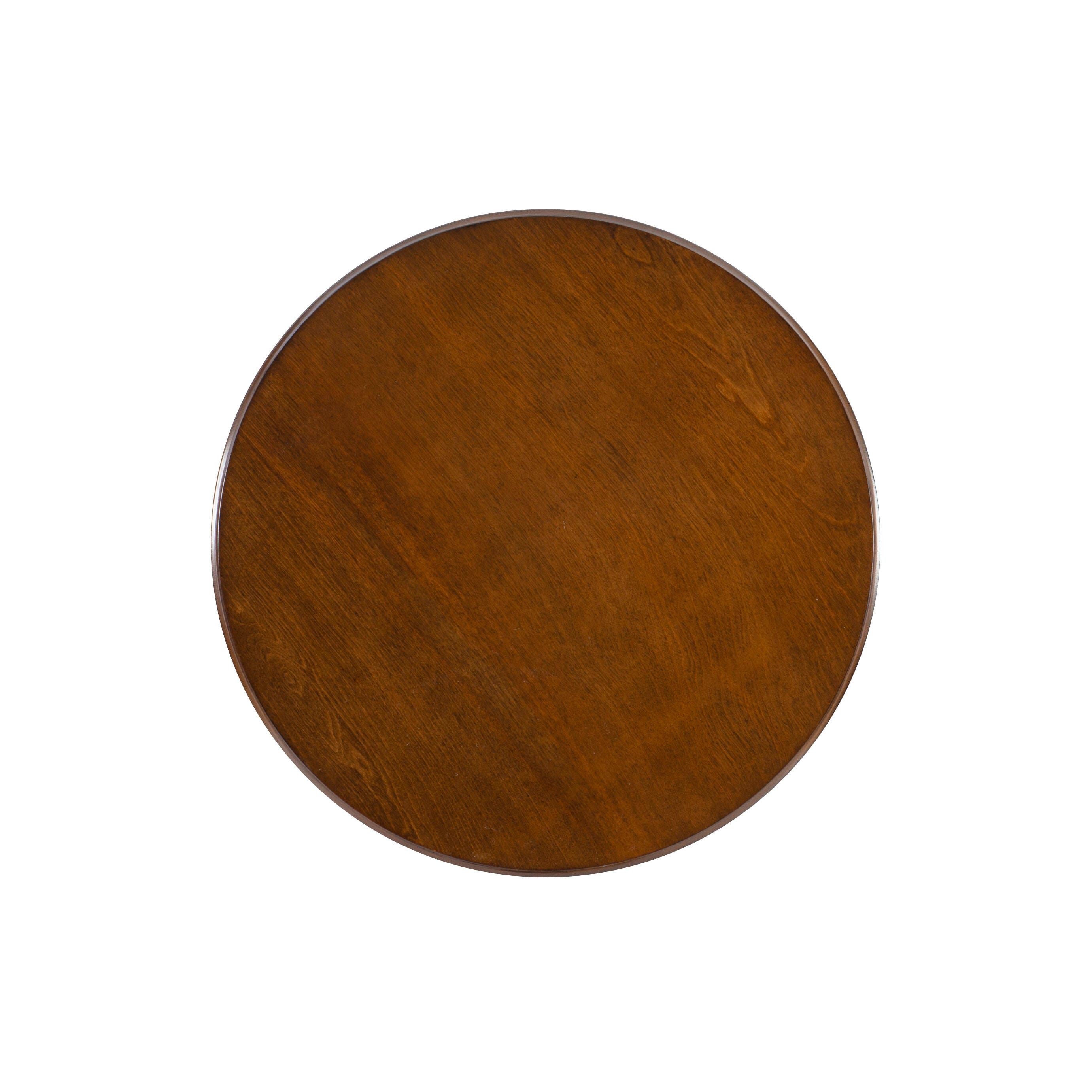 Linon Elina Side Table, Hazelnut, large