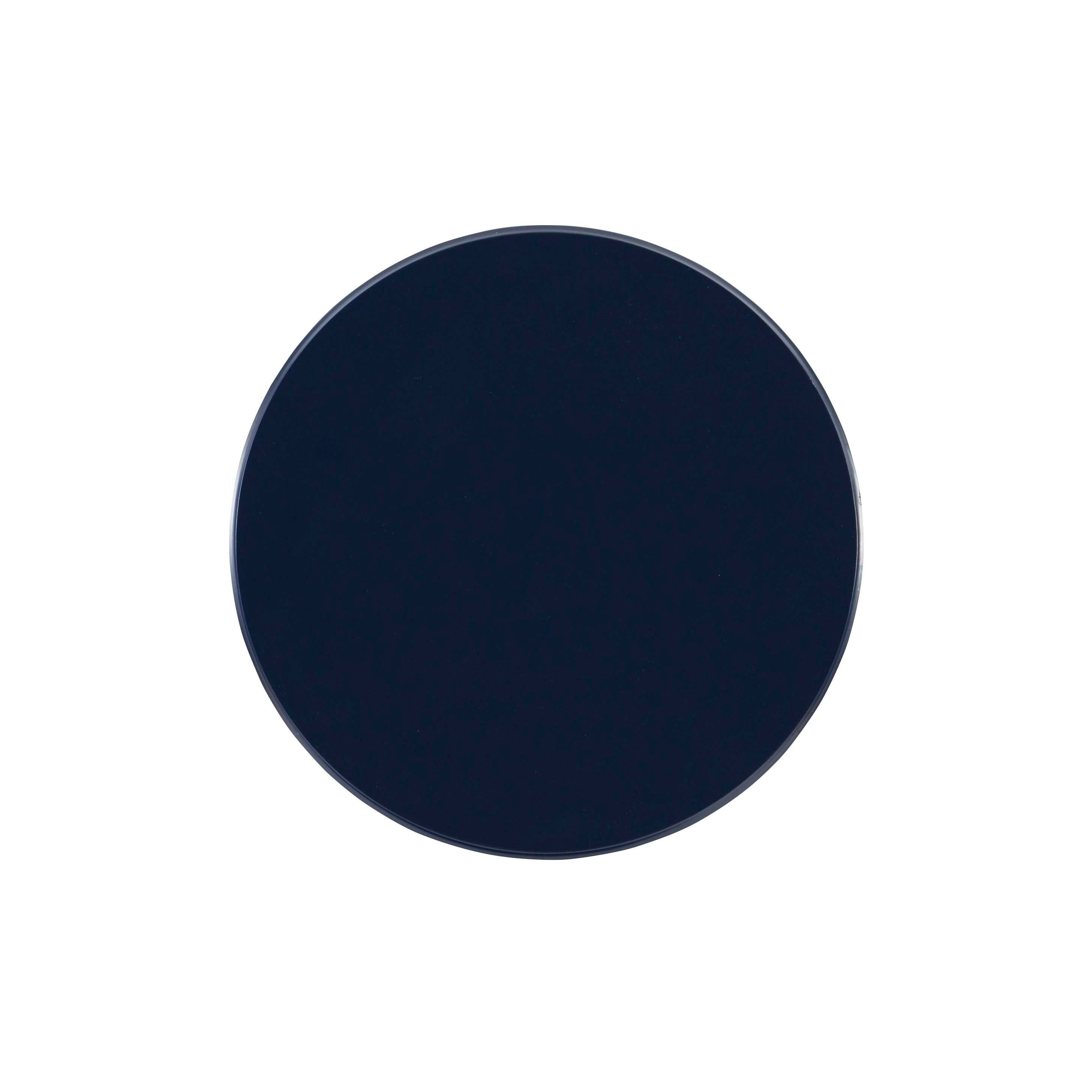 Linon Elina Side Table, Navy Blue, large