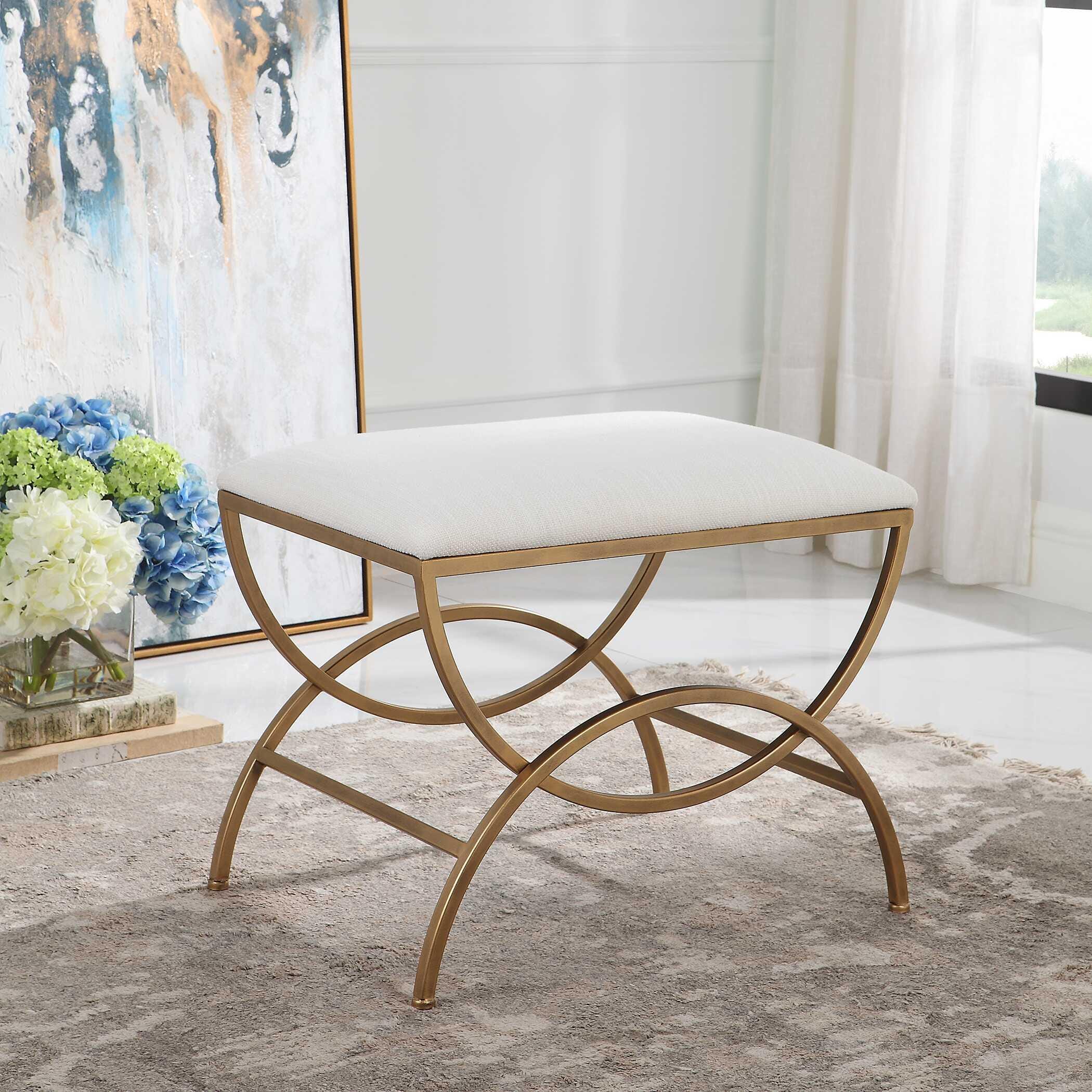 Exalted Living Arches Solid Accent Bench, , rollover