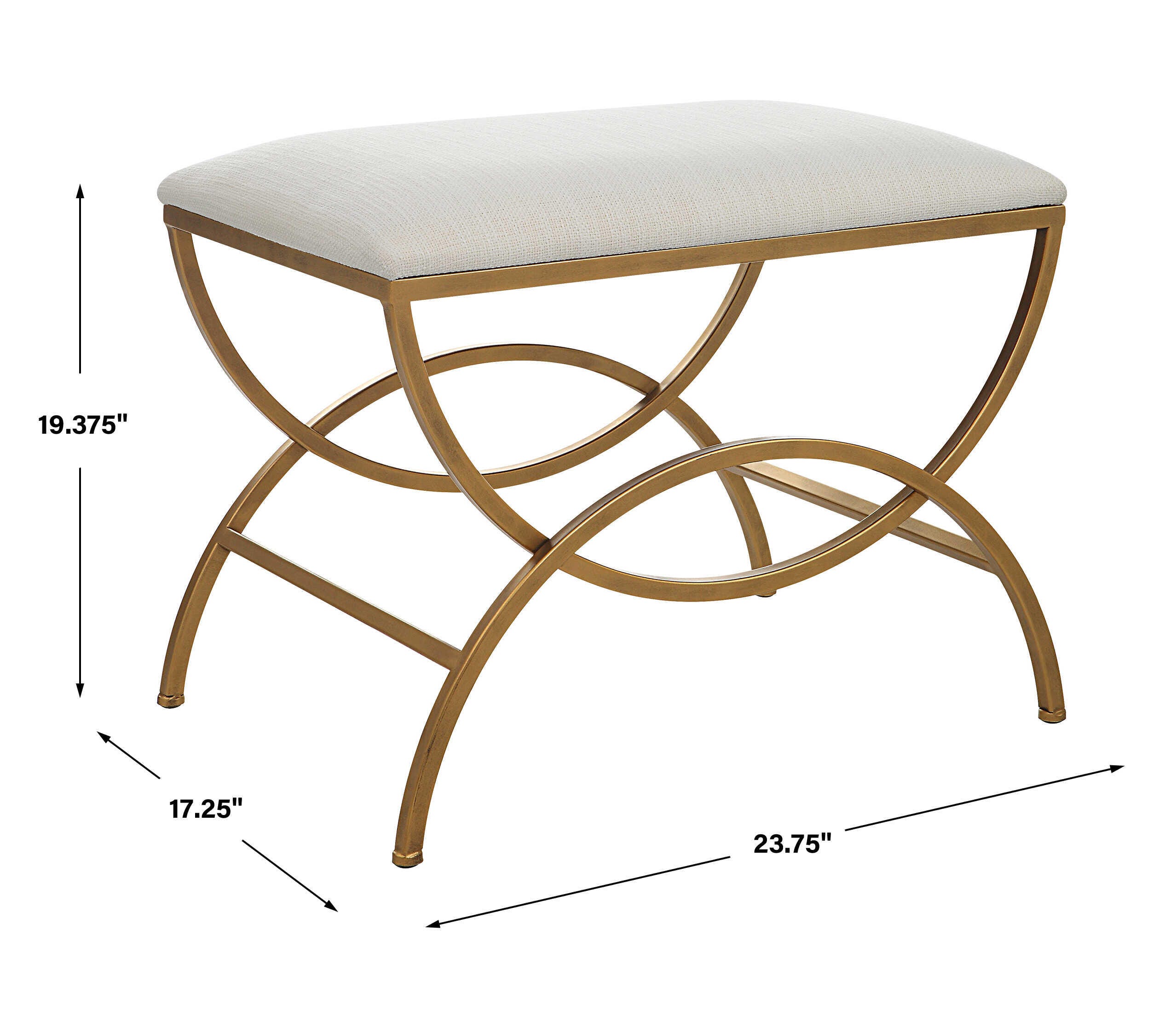 Exalted Living Arches Solid Accent Bench, , large