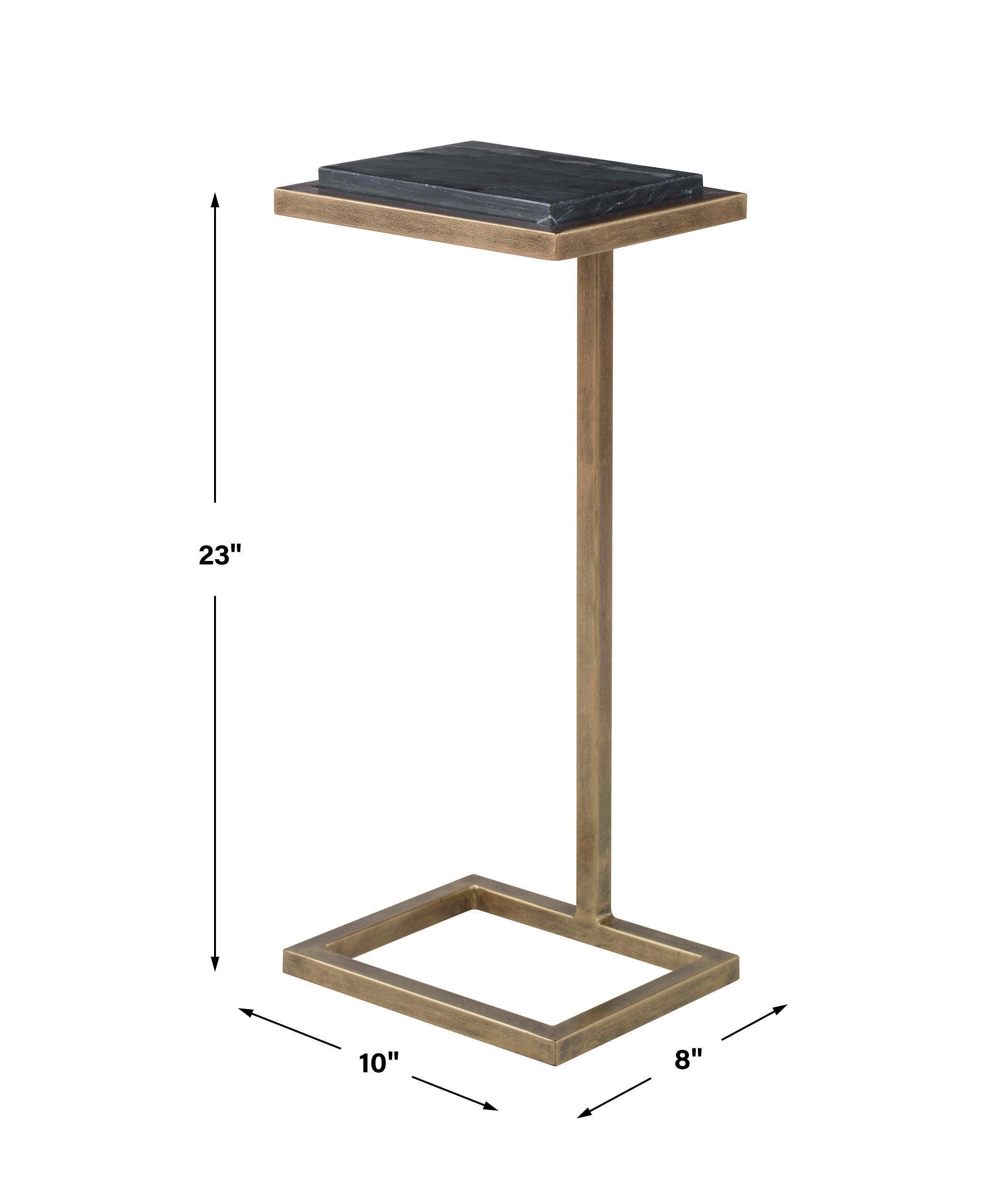 Exalted Living C-Shaped End Table, , large