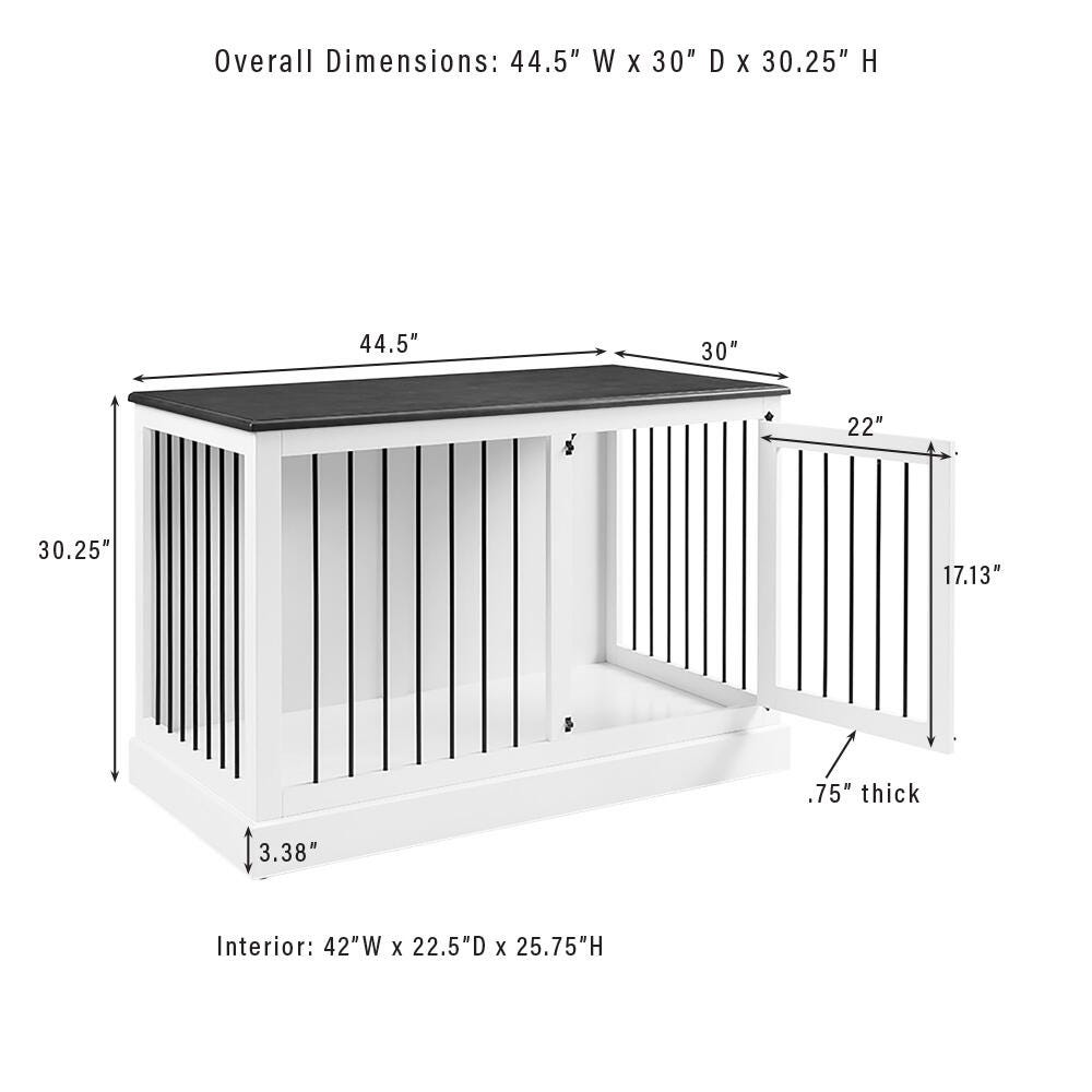 Winslow Small Credenza Dog Crate, , large
