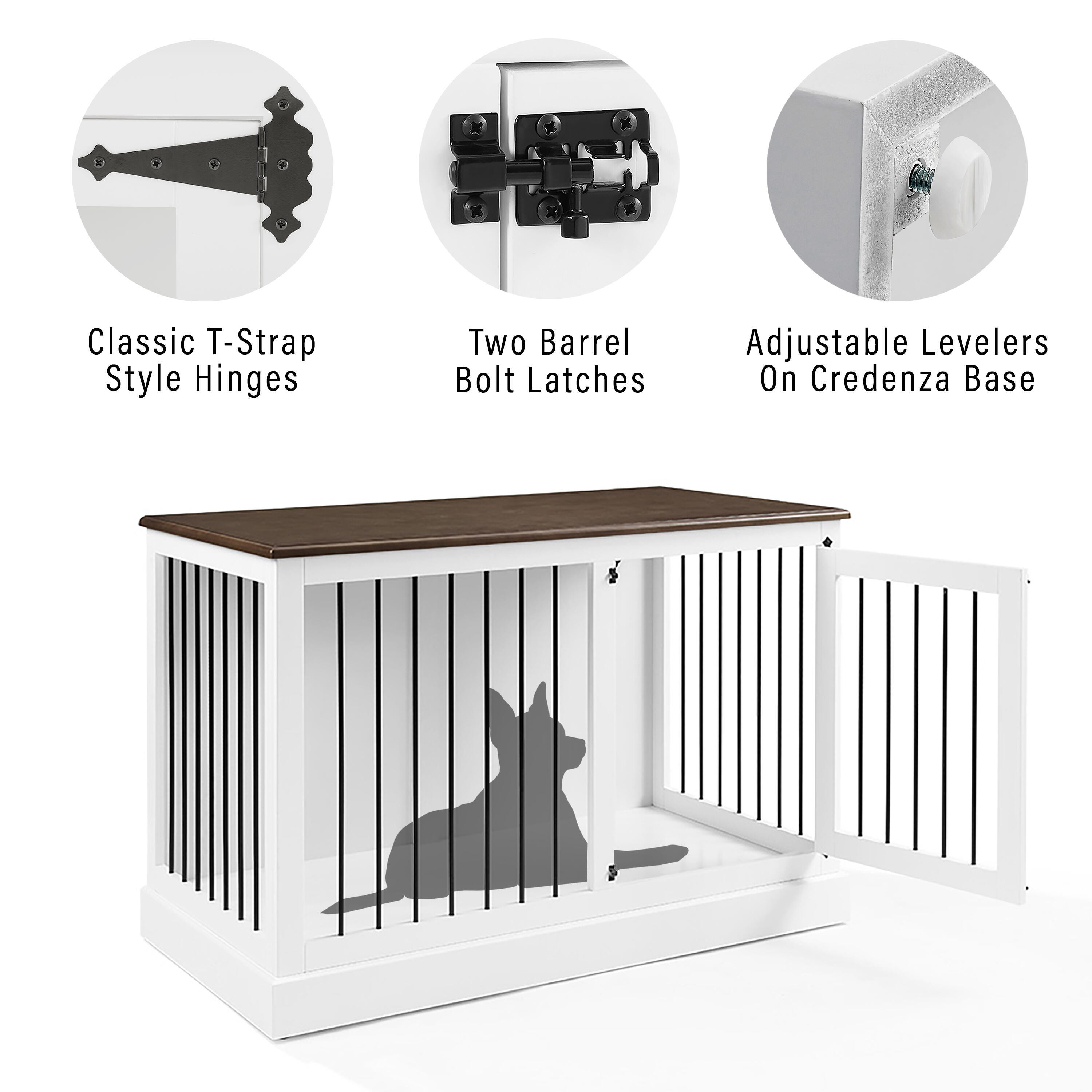 Winslow Small Credenza Dog Crate, , large