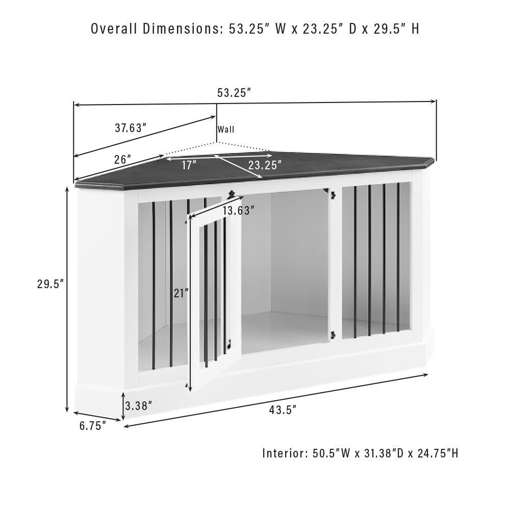 Winslow Corner Credenza Dog Crate, , large