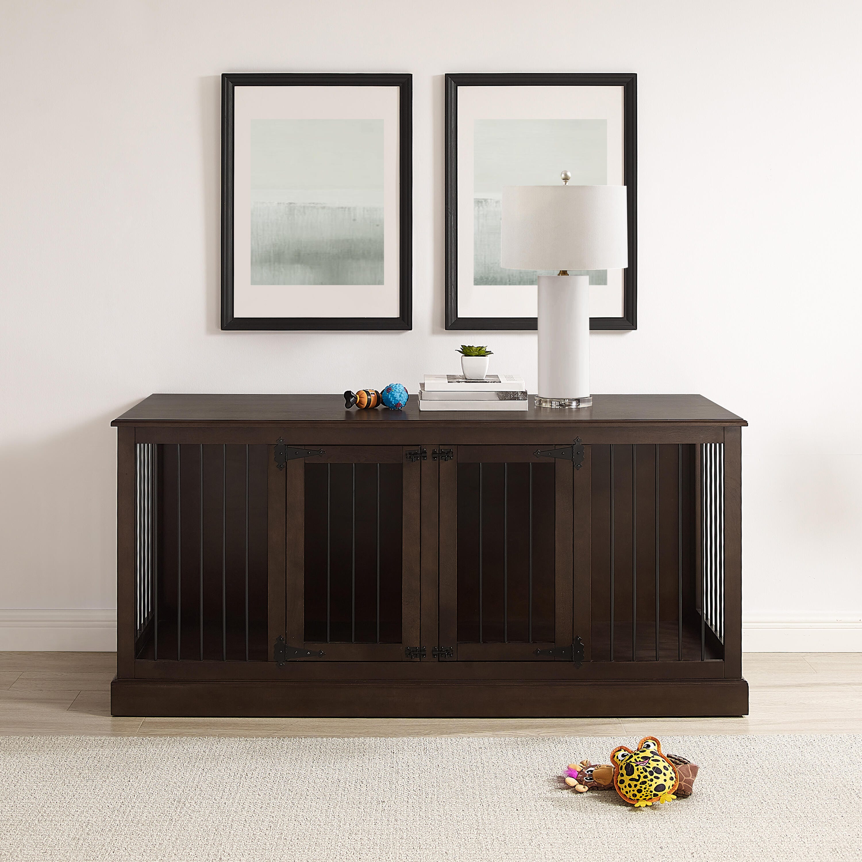 Winslow Medium Credenza Pet Crate, , large