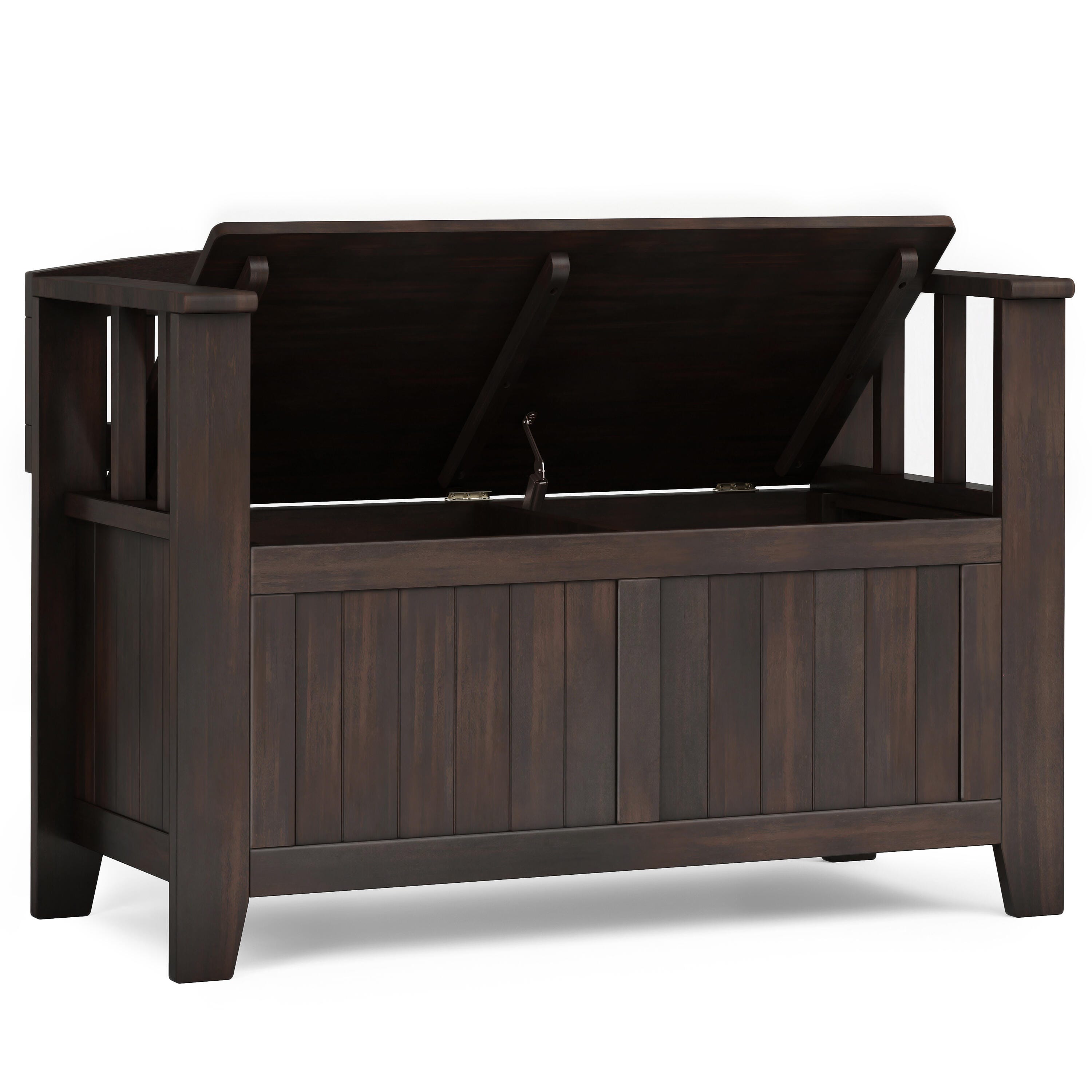 Simpli Home Acadian Small Entryway Storage Bench, , large