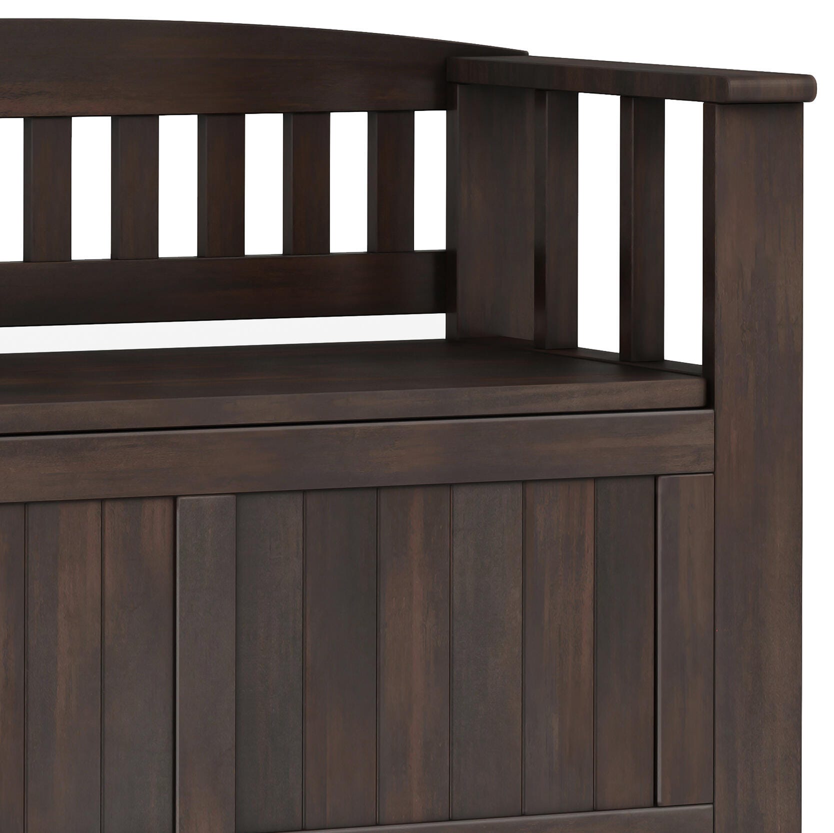 Simpli Home Acadian Small Entryway Storage Bench, , large