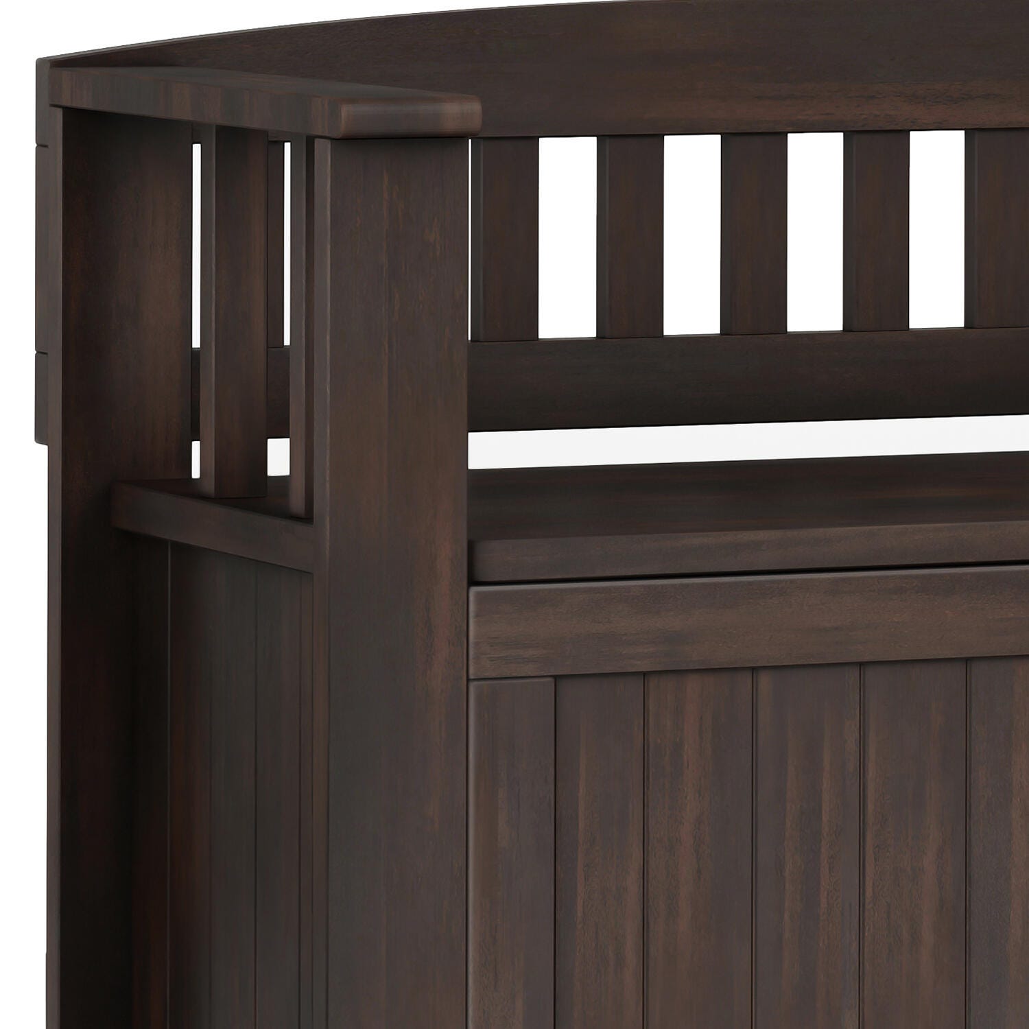 Simpli Home Acadian Small Entryway Storage Bench, , large