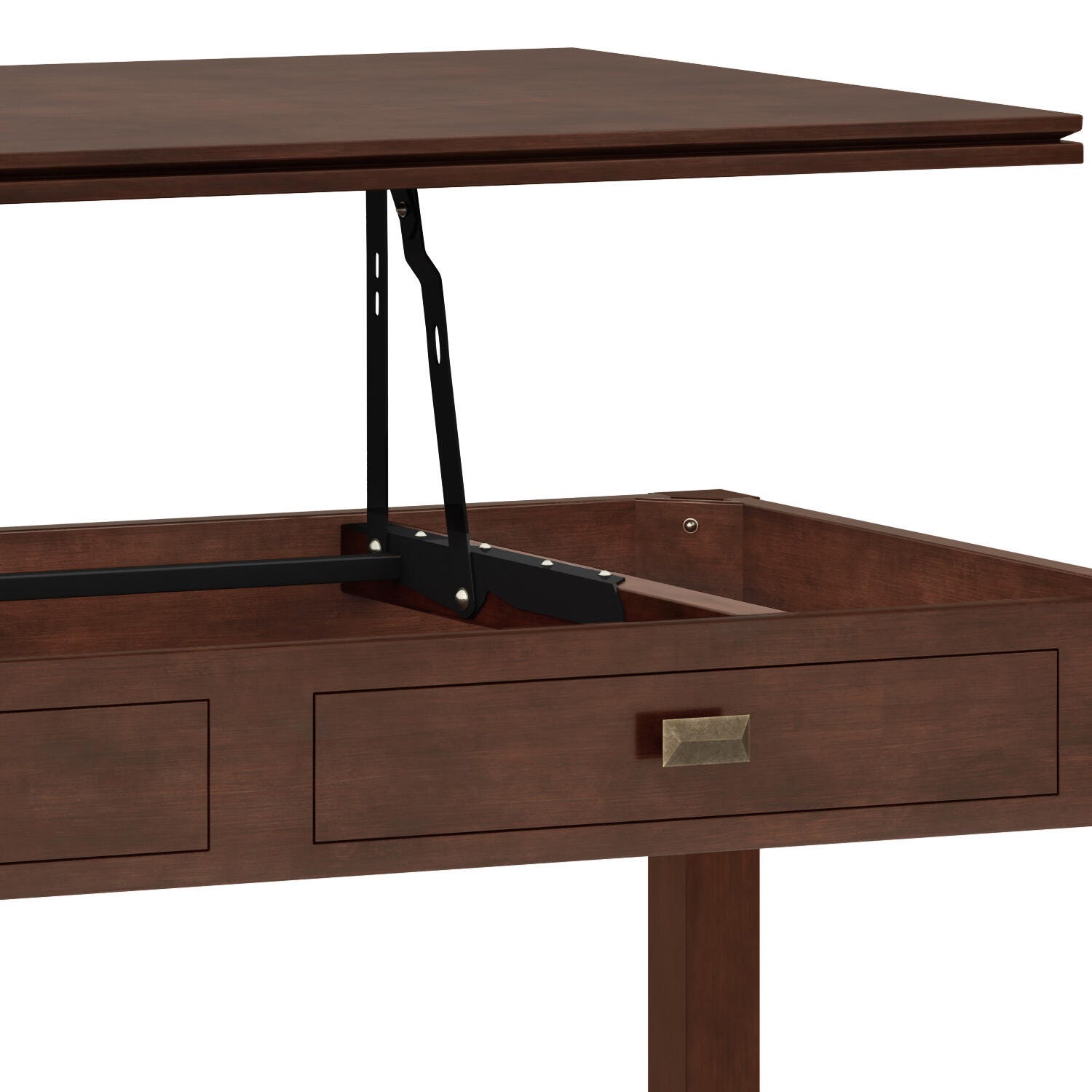 Simpli Home Artisan Lift Top Coffee Table, , large
