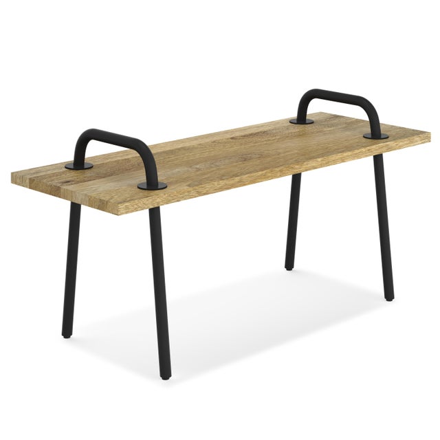 Simpli Home Berkeley Entryway Bench, Natural