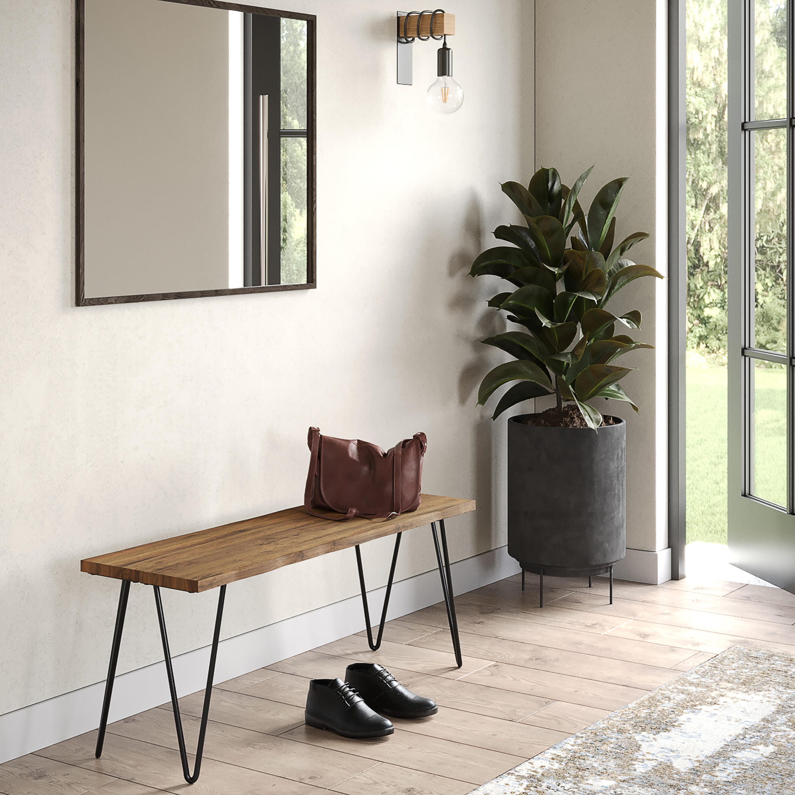 Simpli Home Colton Bench, , rollover