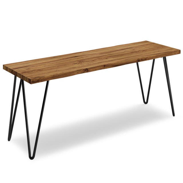 Simpli Home Colton Bench, Natural