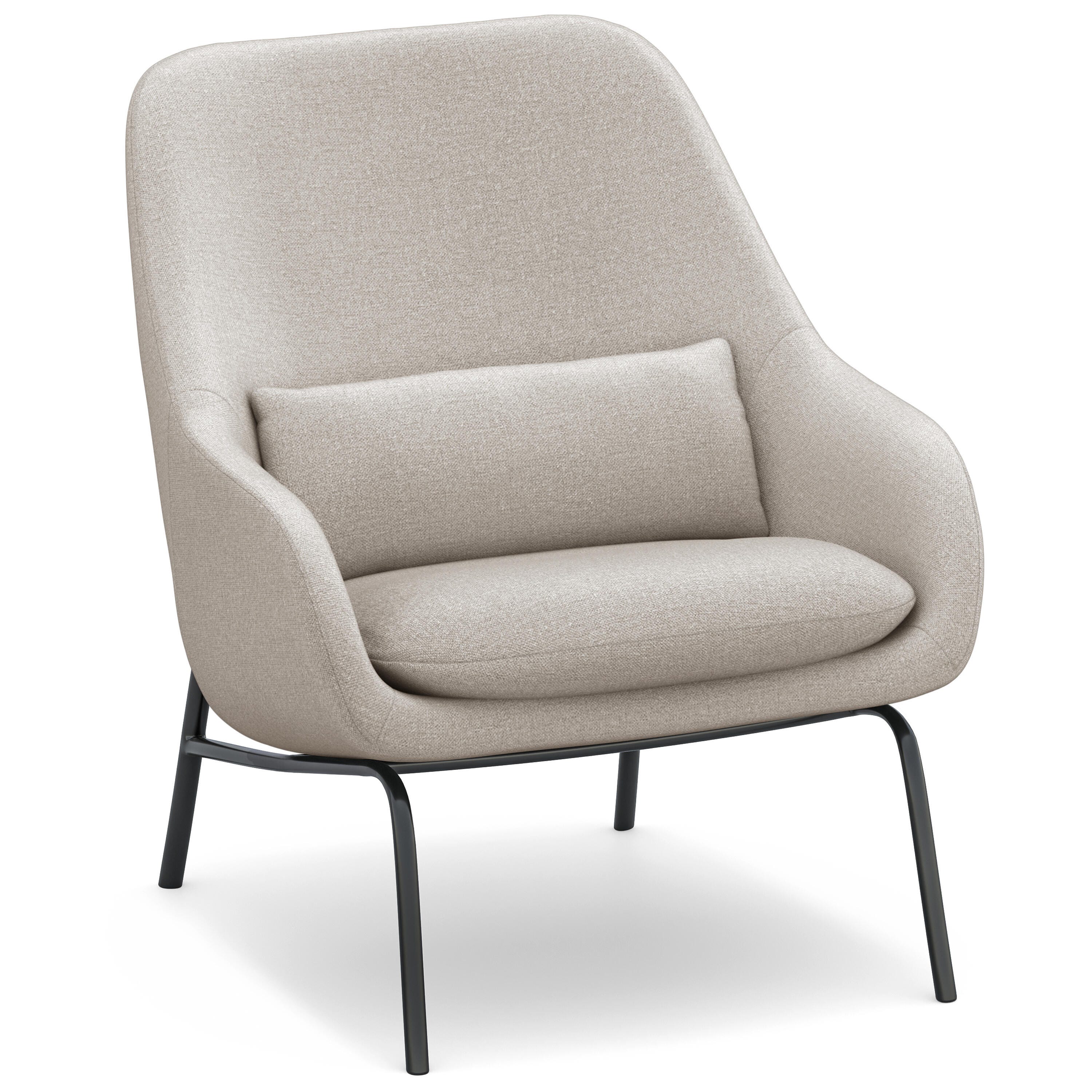 Simpli Home Elmont Accent Chair, Natural, large