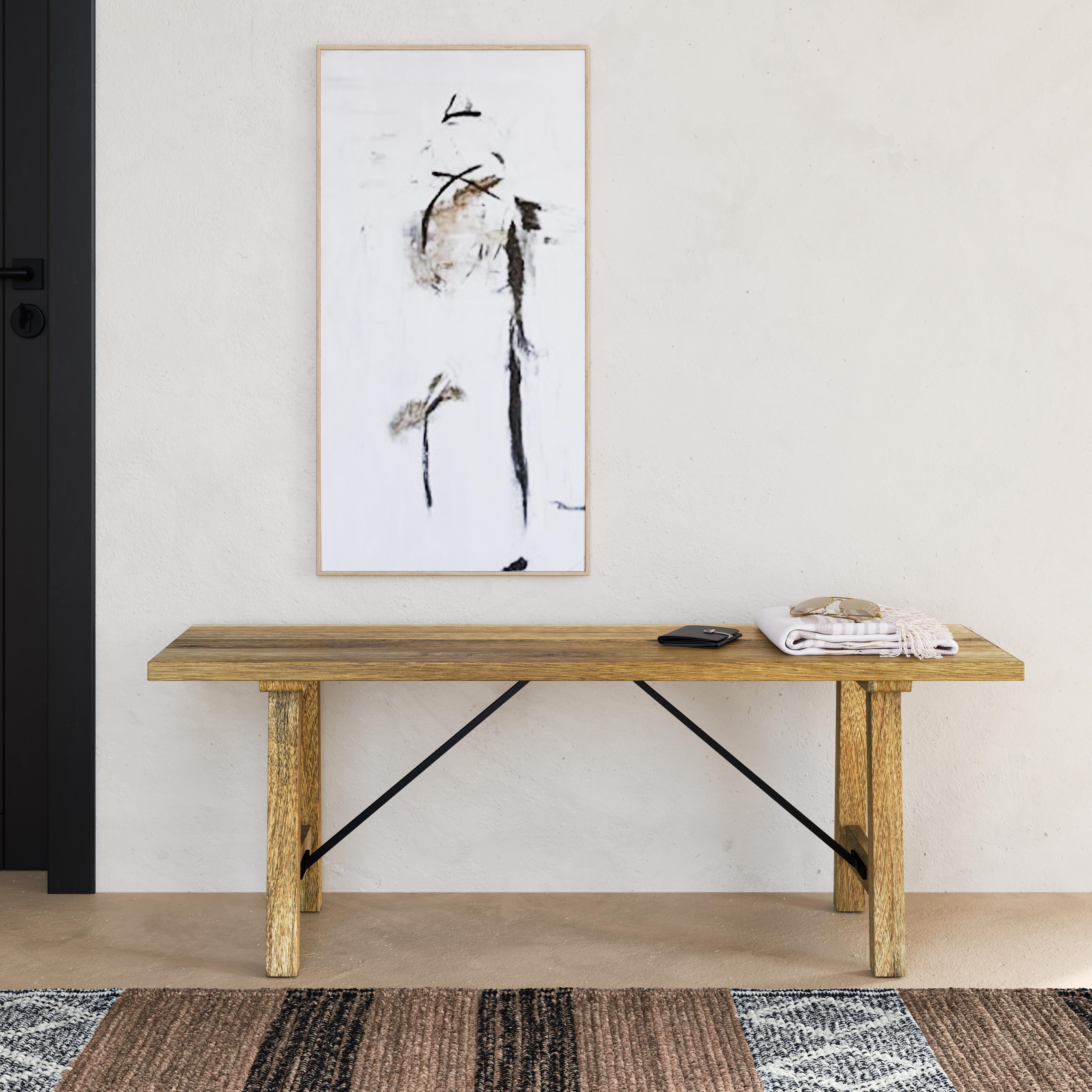Simpli Home Harvey Bench, , rollover
