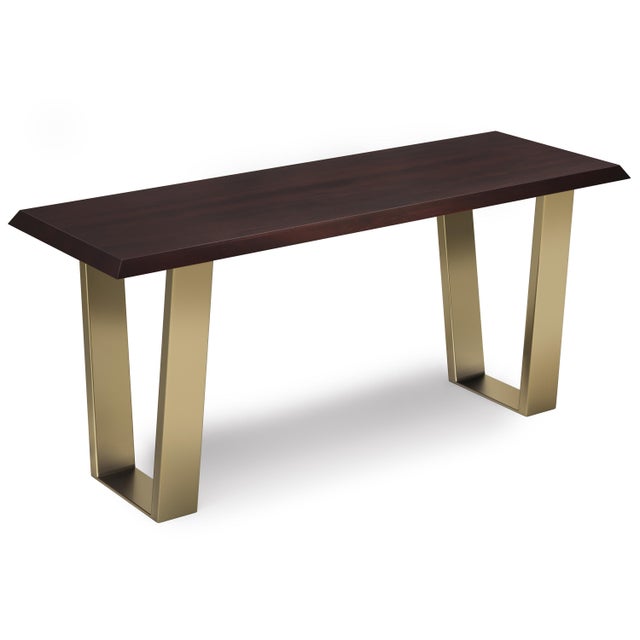 Simpli Home Lewis Bench, Cognac