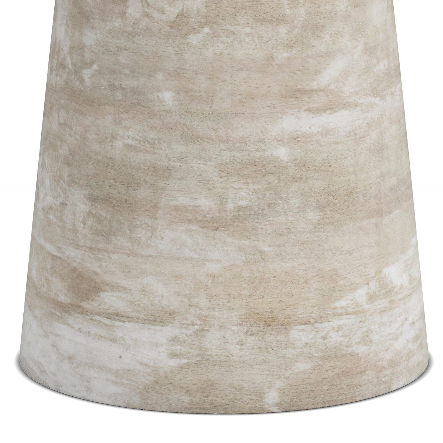 Simpli Home Robbie Accent Table, Distressed White Wash, large