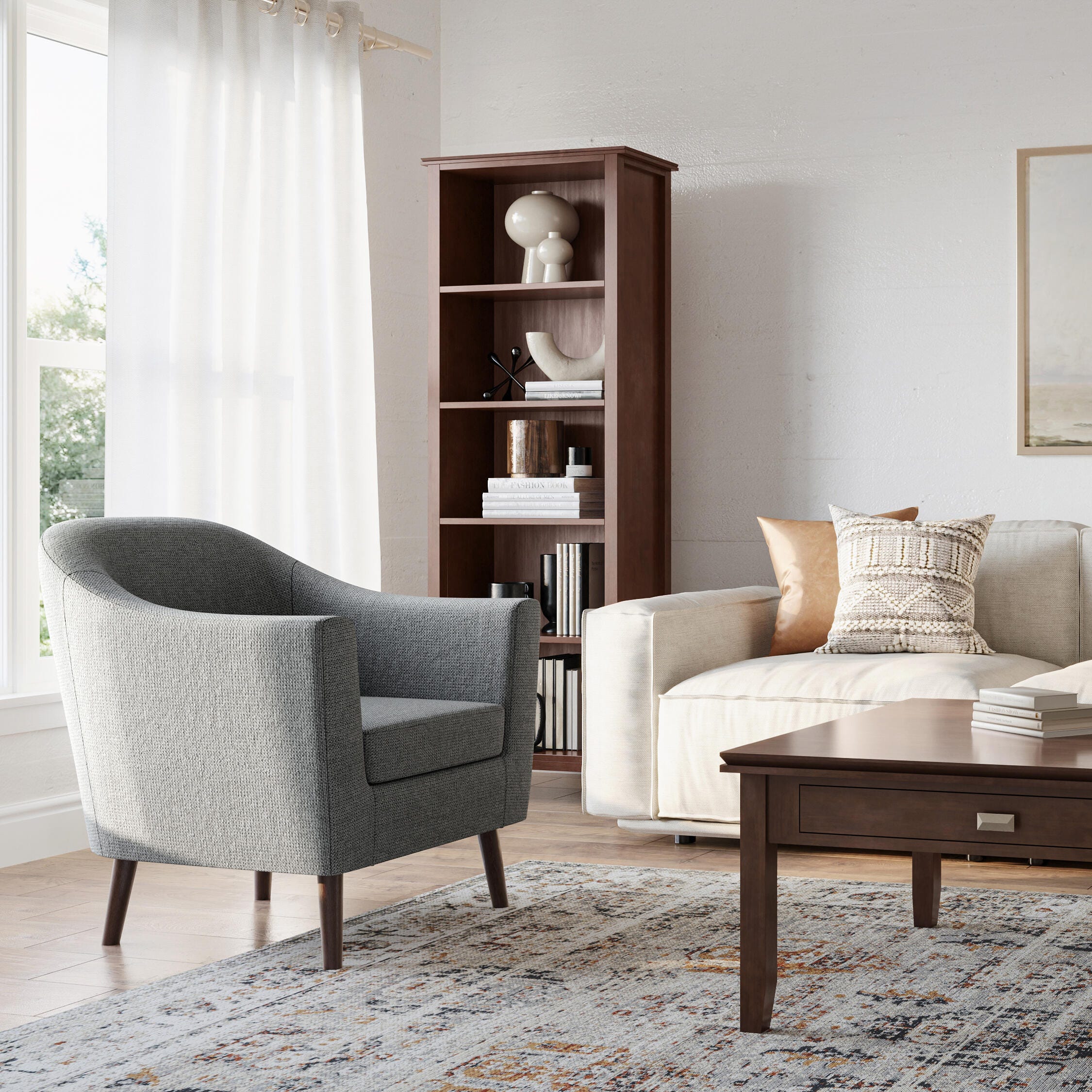 Simpli Home Thorne Accent Chair, , large