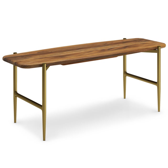 Simpli Home Wagner Bench, Natural