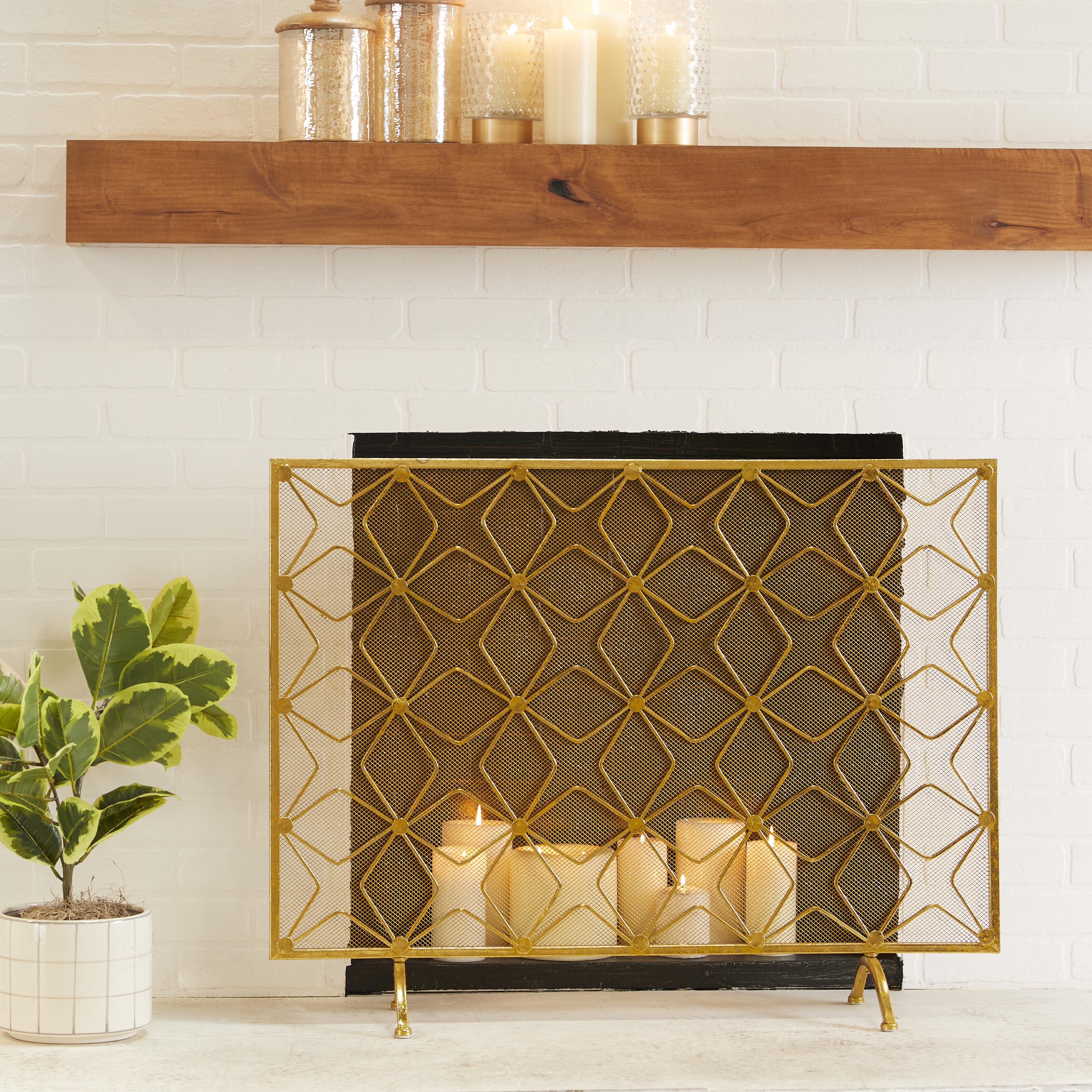 Bayberry Lane 38" x 28" Fireplace Screen, , rollover