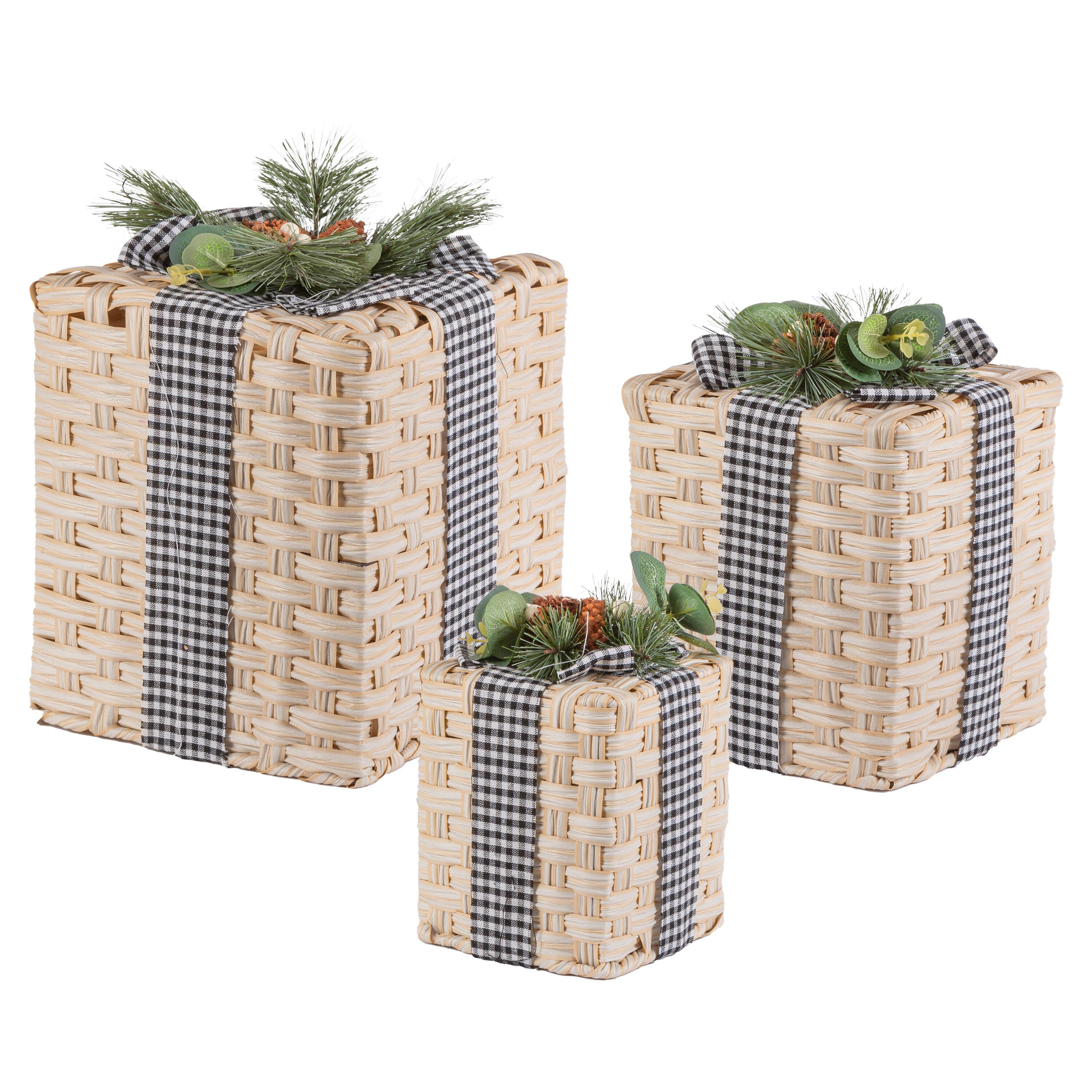 GIL Holiday Christmas Present D&eacute;cor (Set of 3), , large