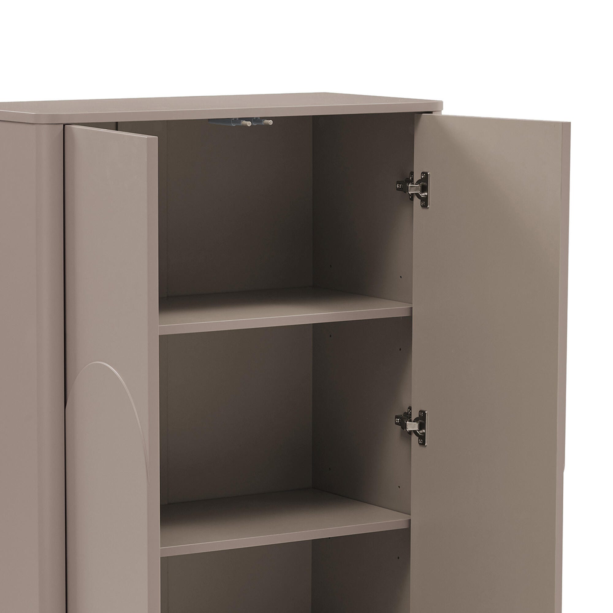 Manhattan Comfort Ella 32" Accent Cabinet, Mocha, large