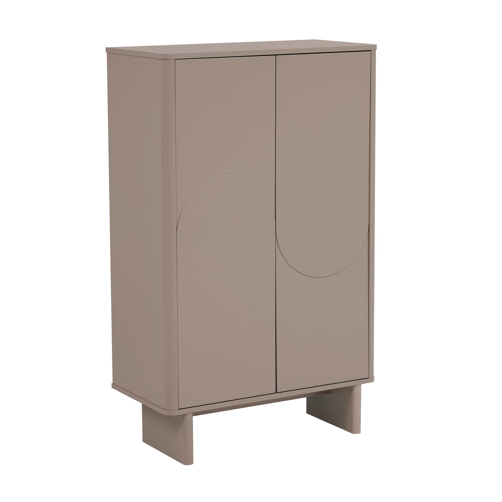 Manhattan Comfort Ella 32" Accent Cabinet, Mocha, large